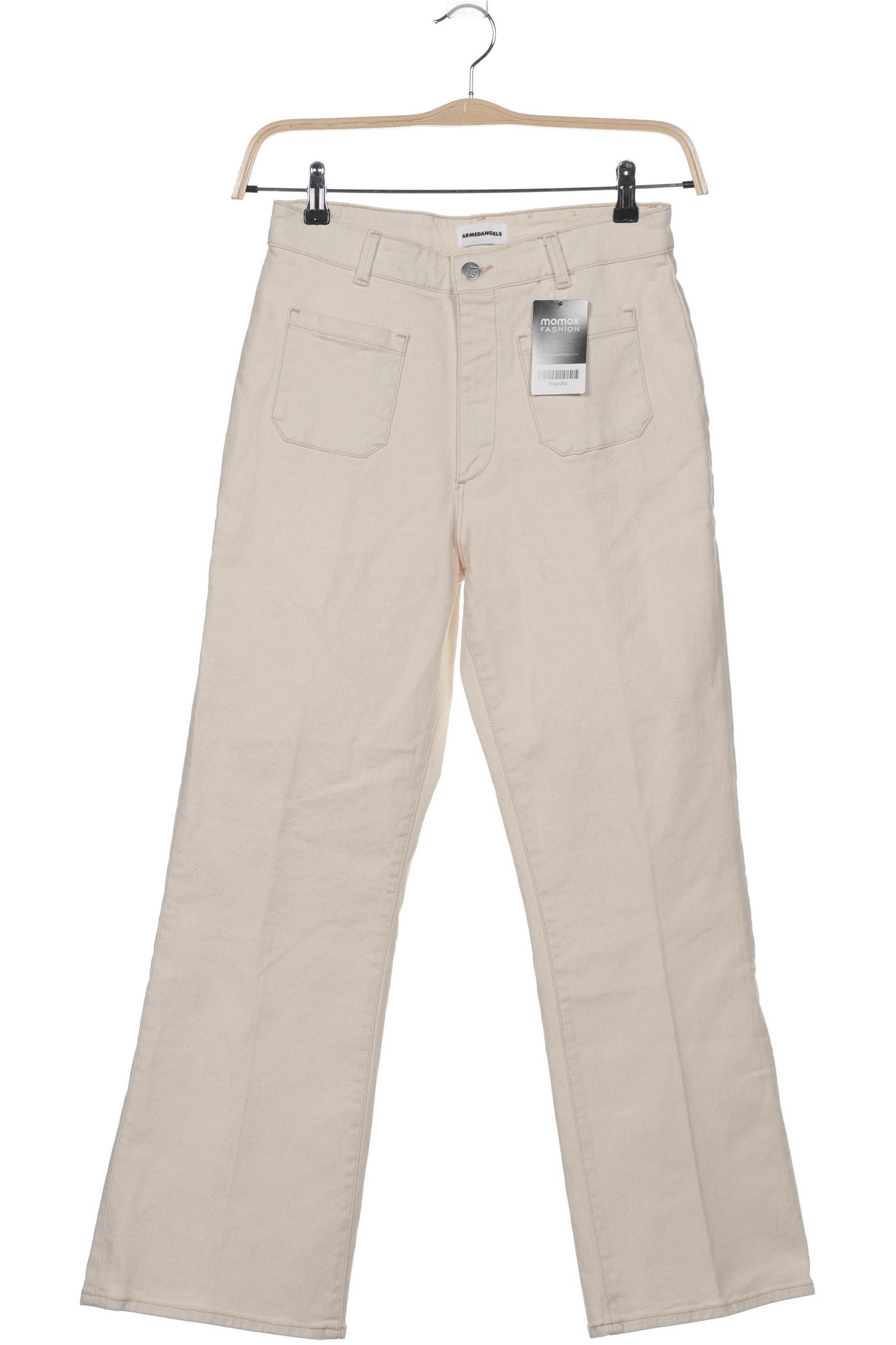 

Armedangels Damen Jeans, cremeweiß, Gr. 28