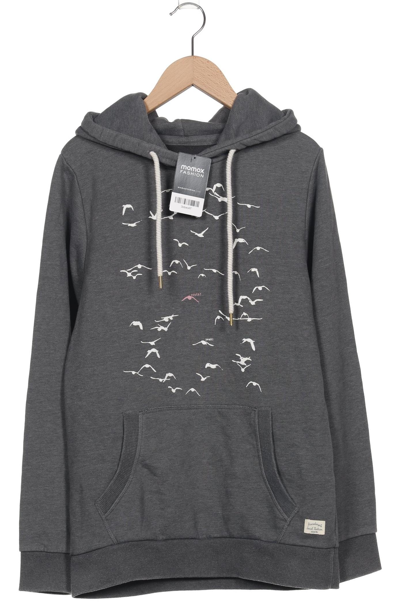 

Armedangels Damen Kapuzenpullover, grau, Gr. 38