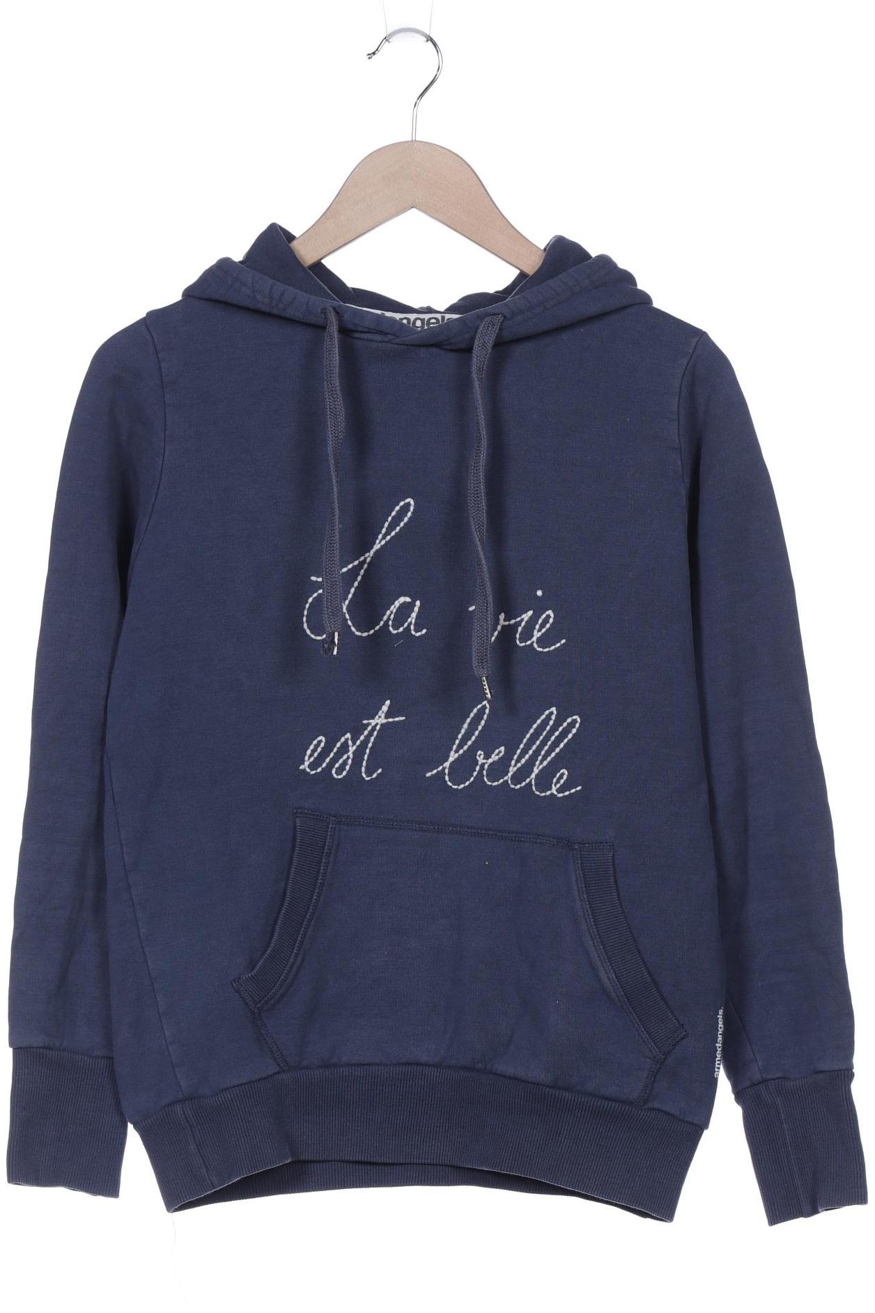 

Armedangels Damen Kapuzenpullover, blau, Gr. 36