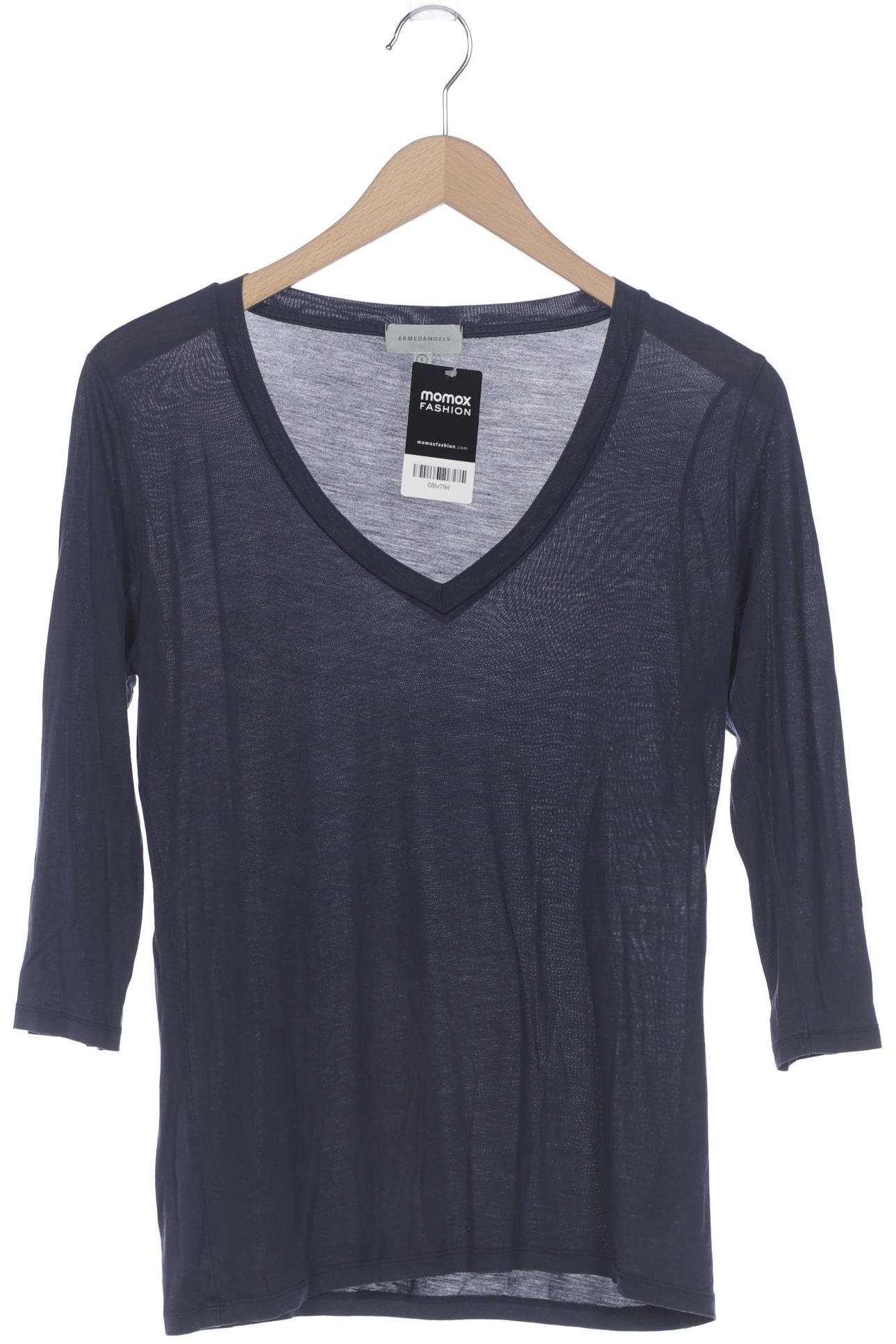 

Armedangels Damen Langarmshirt, marineblau, Gr. 36