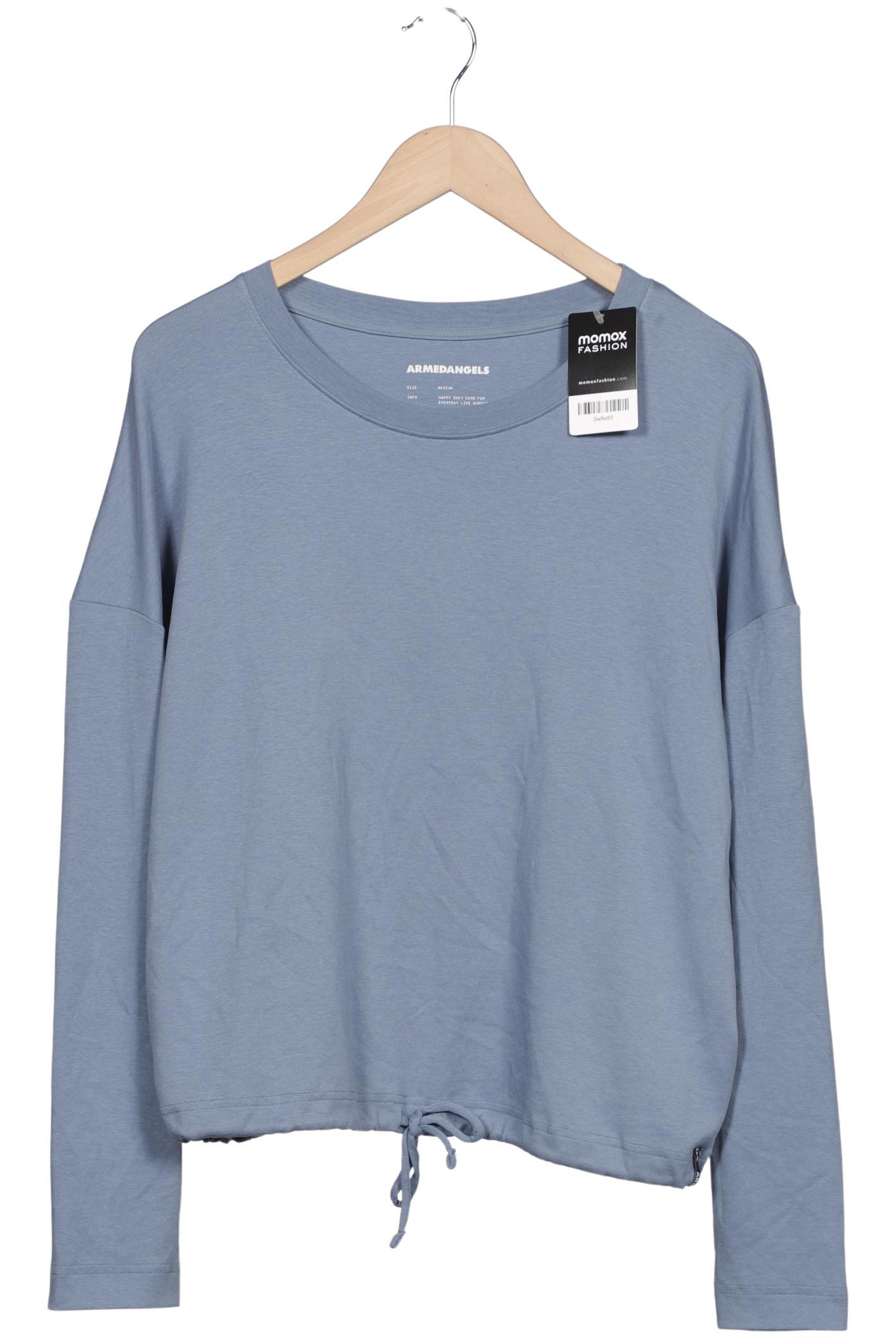 

Armedangels Damen Langarmshirt, blau, Gr. 40
