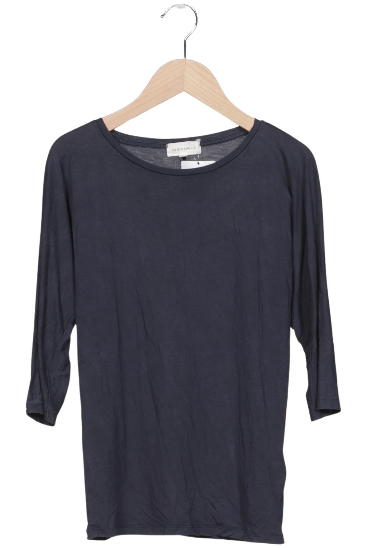 

Armedangels Damen Langarmshirt, marineblau, Gr. 34