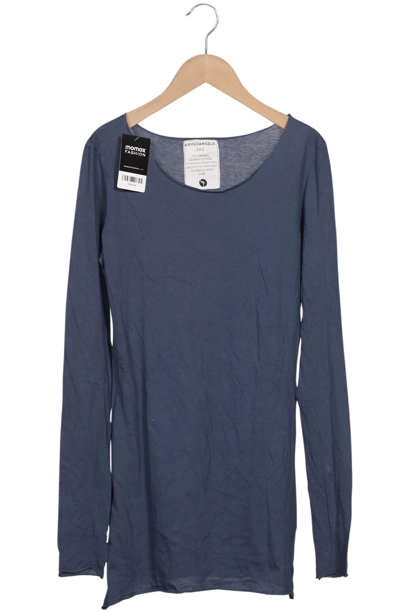 

Armedangels Damen Langarmshirt, marineblau, Gr. 36