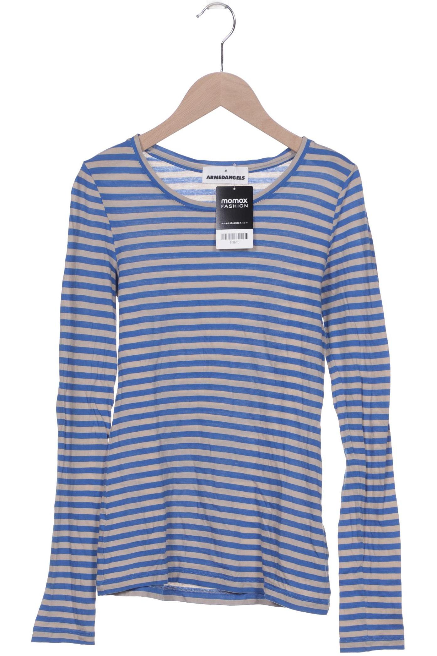 

Armedangels Damen Langarmshirt, blau, Gr. 34