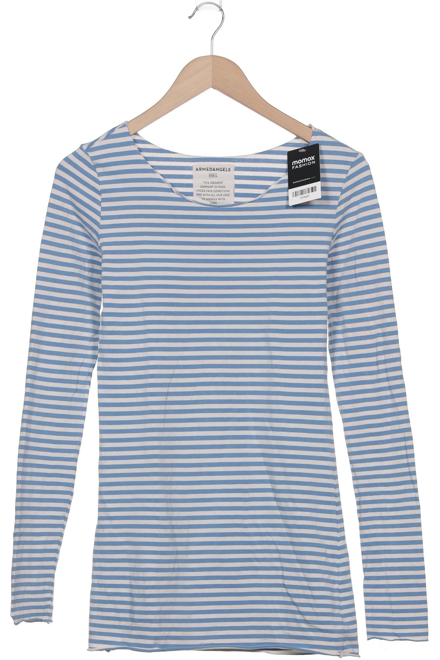 

Armedangels Damen Langarmshirt, blau, Gr. 42