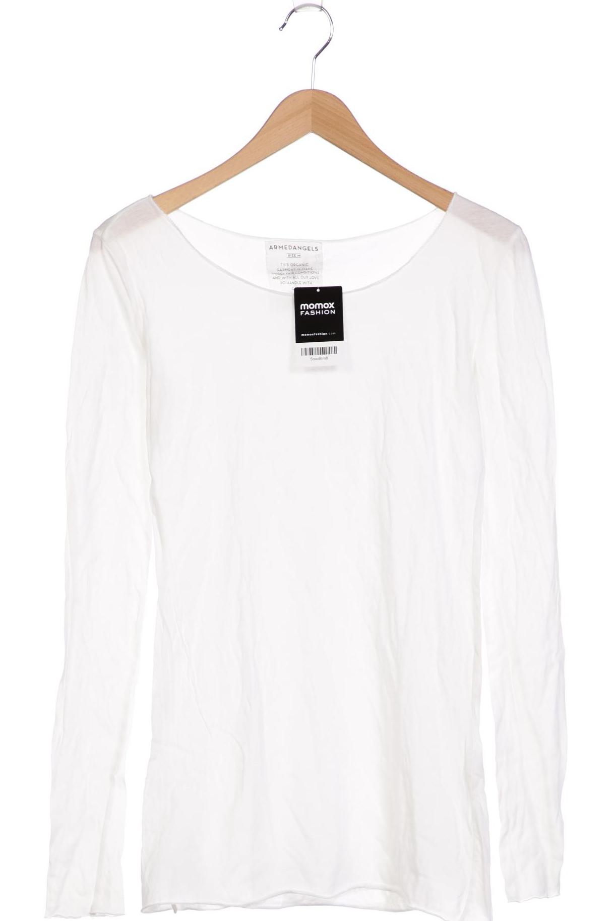 

Armedangels Damen Langarmshirt, weiß, Gr. 38