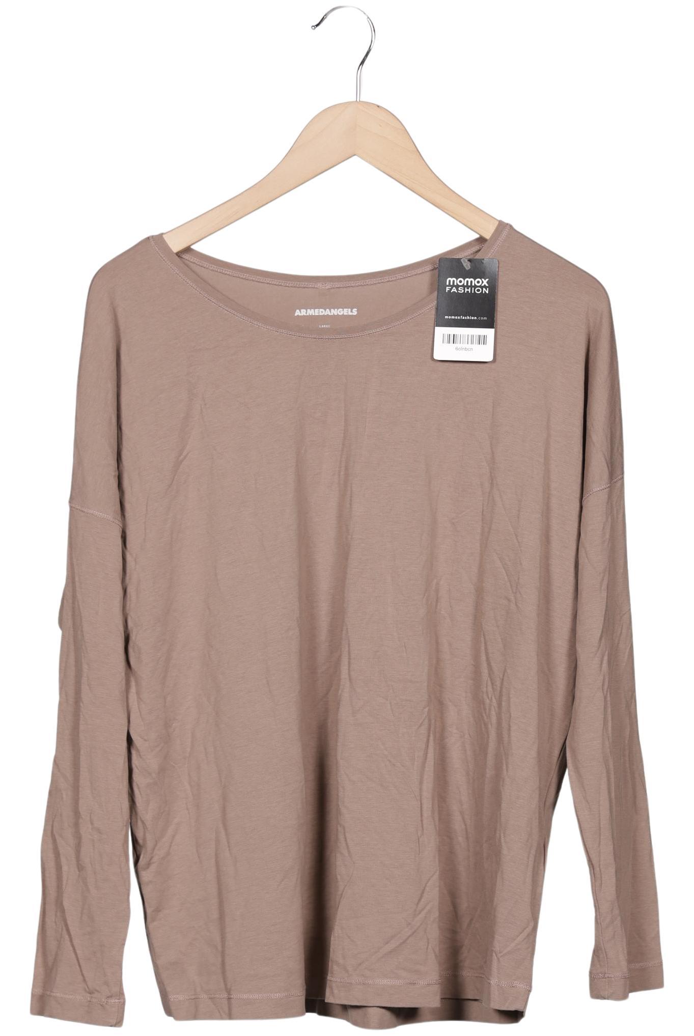 

Armedangels Damen Langarmshirt, beige, Gr. 42