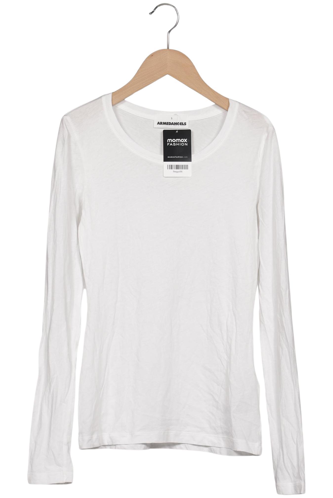 

Armedangels Damen Langarmshirt, weiß, Gr. 36
