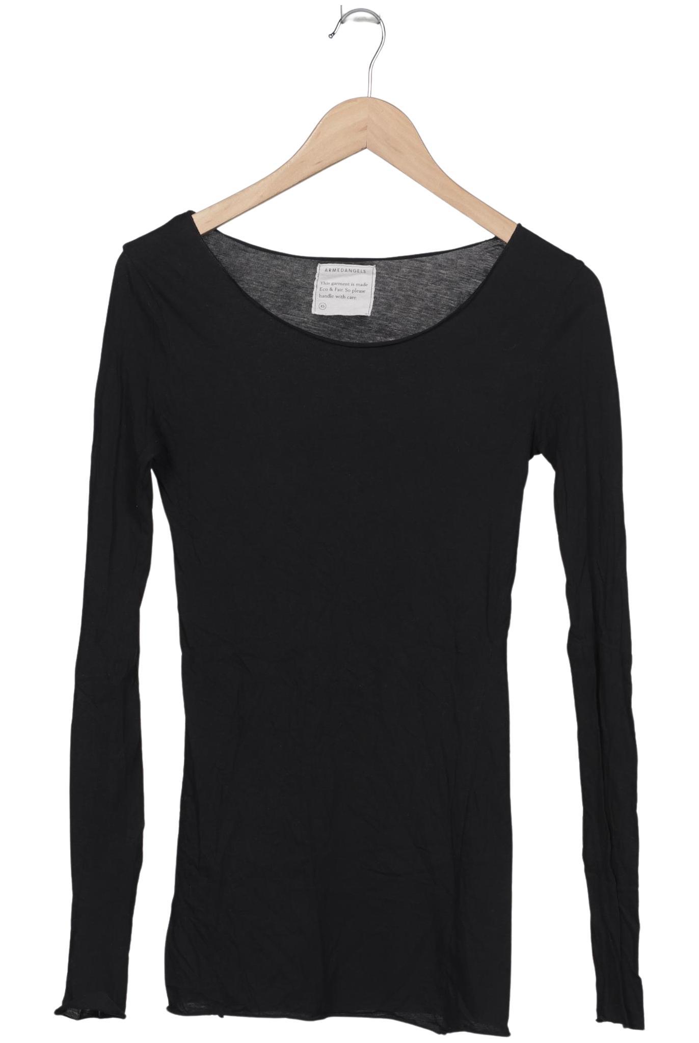 

Armedangels Damen Langarmshirt, schwarz, Gr. 34