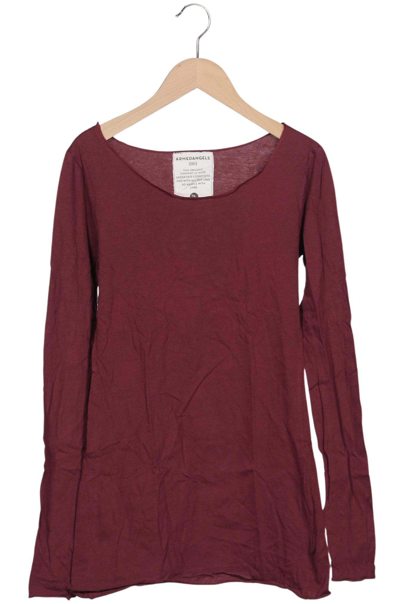 

Armedangels Damen Langarmshirt, bordeaux, Gr. 36