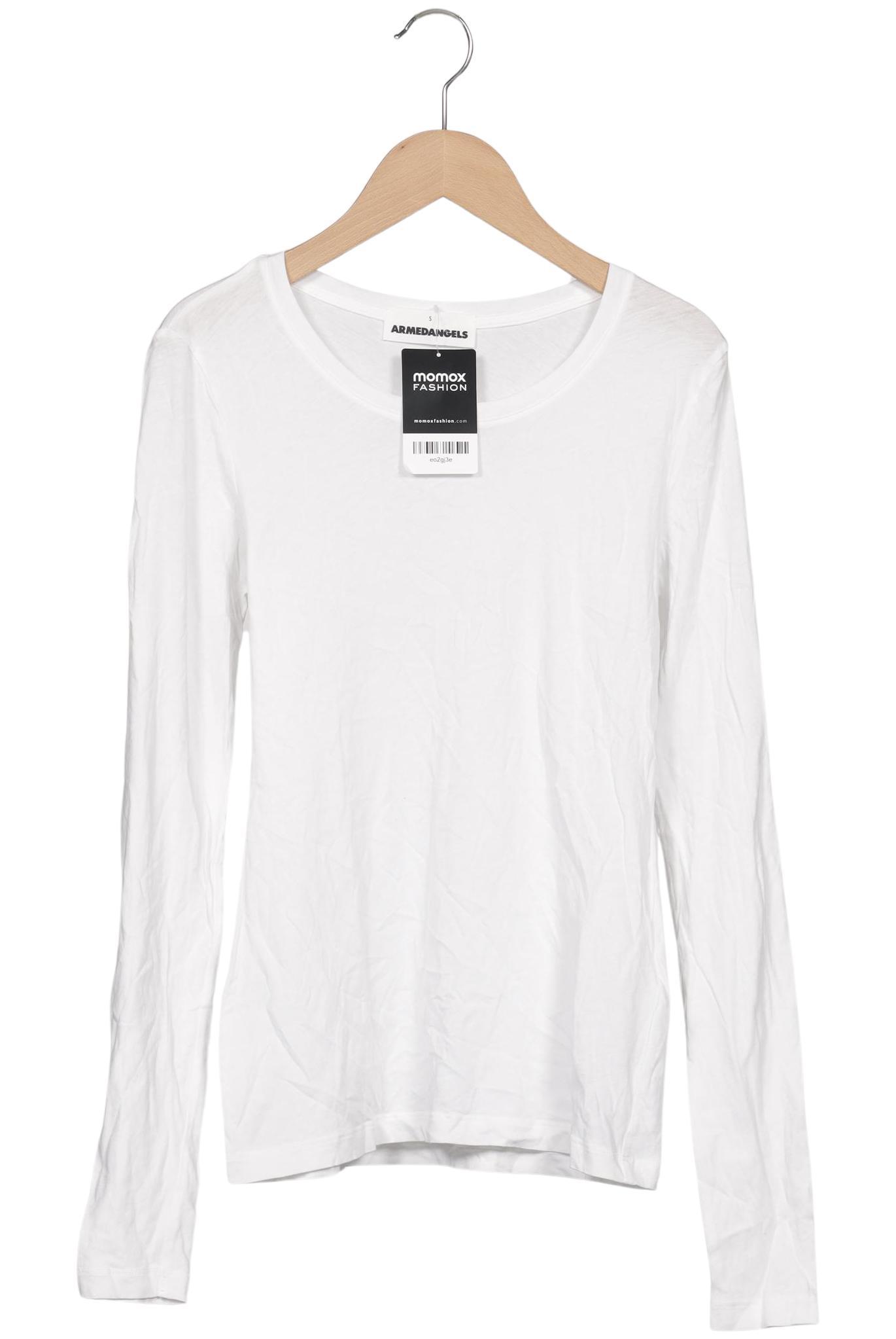 

Armedangels Damen Langarmshirt, weiß, Gr. 36