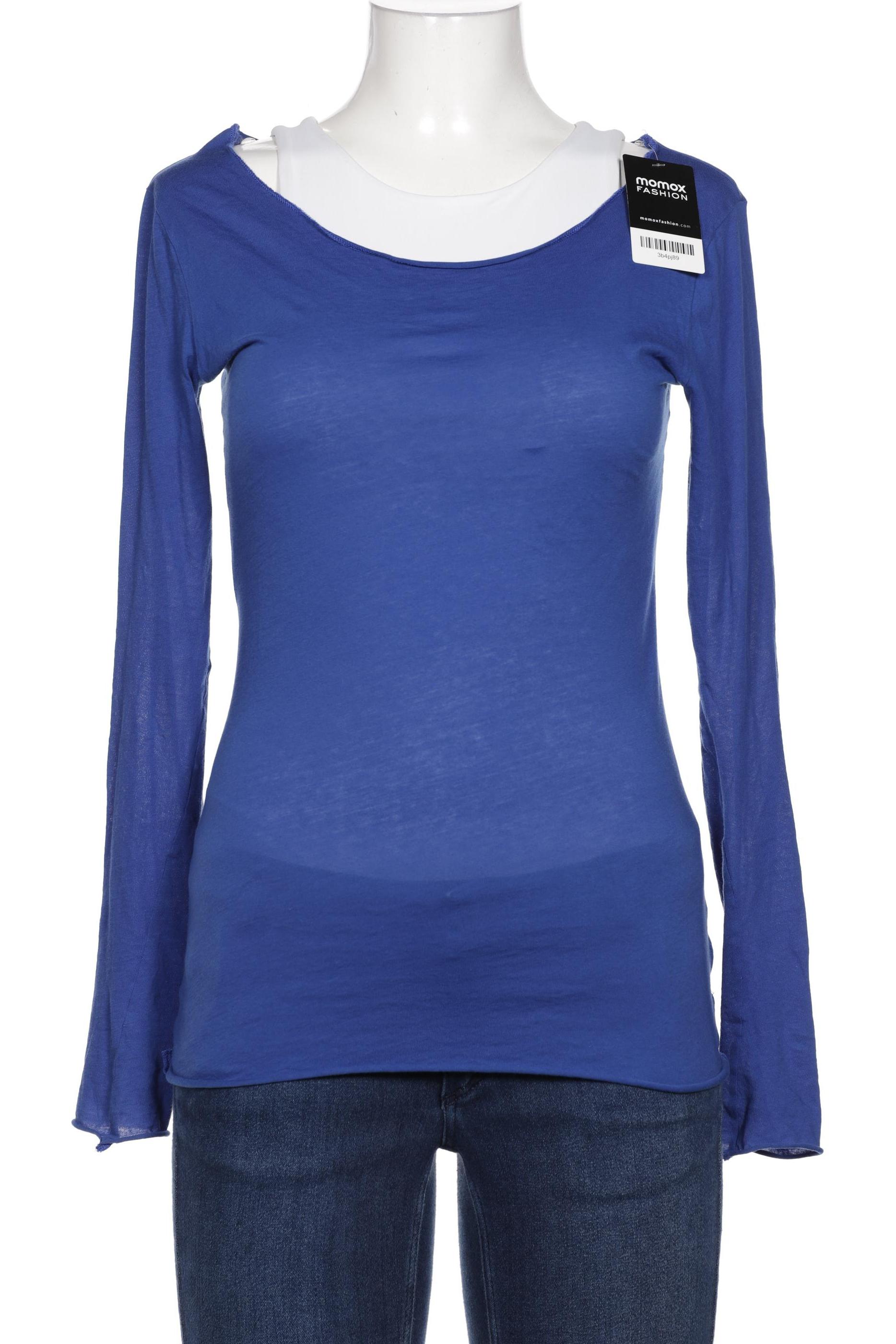 

Armedangels Damen Langarmshirt, blau, Gr. 36