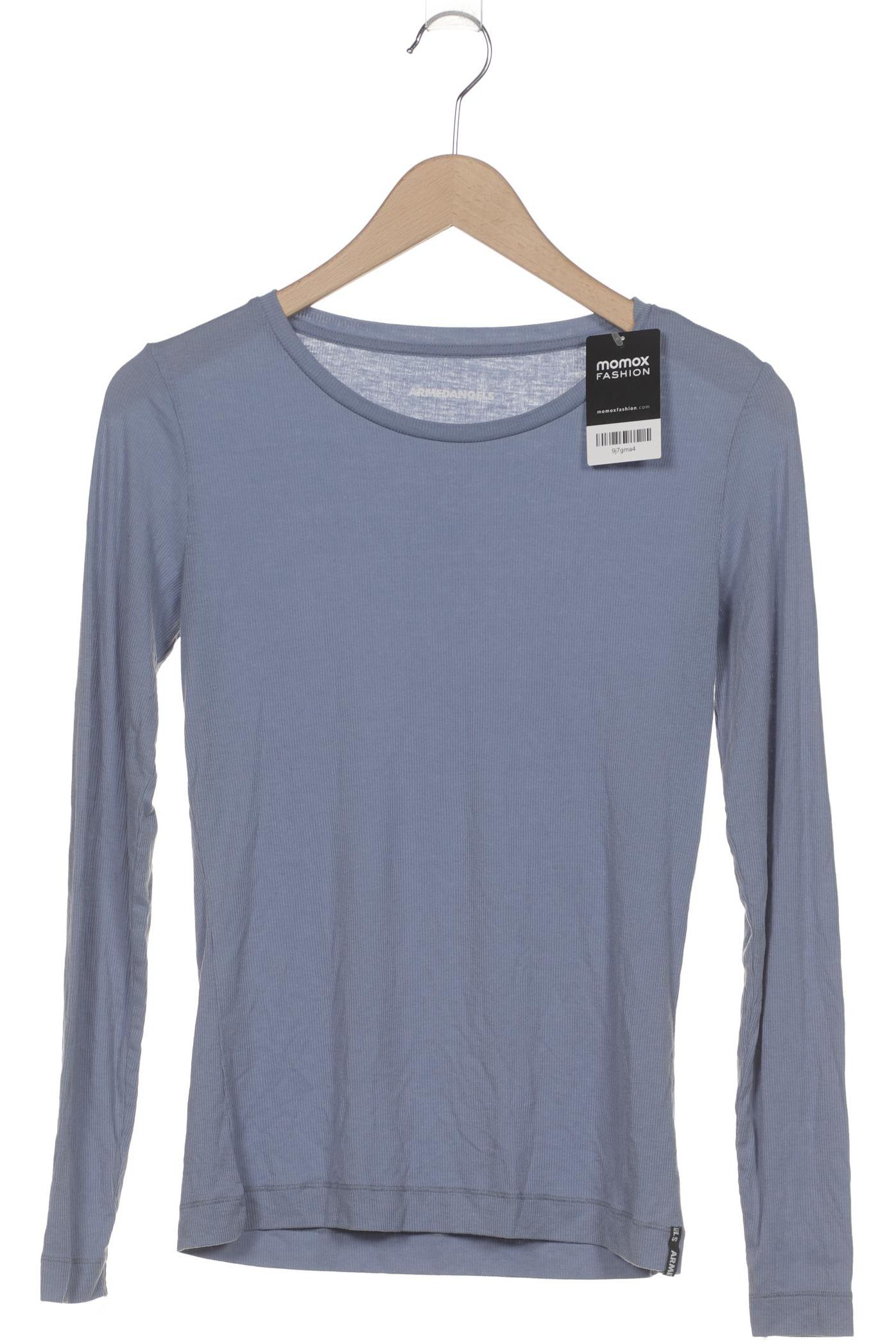 

Armedangels Damen Langarmshirt, blau, Gr. 36