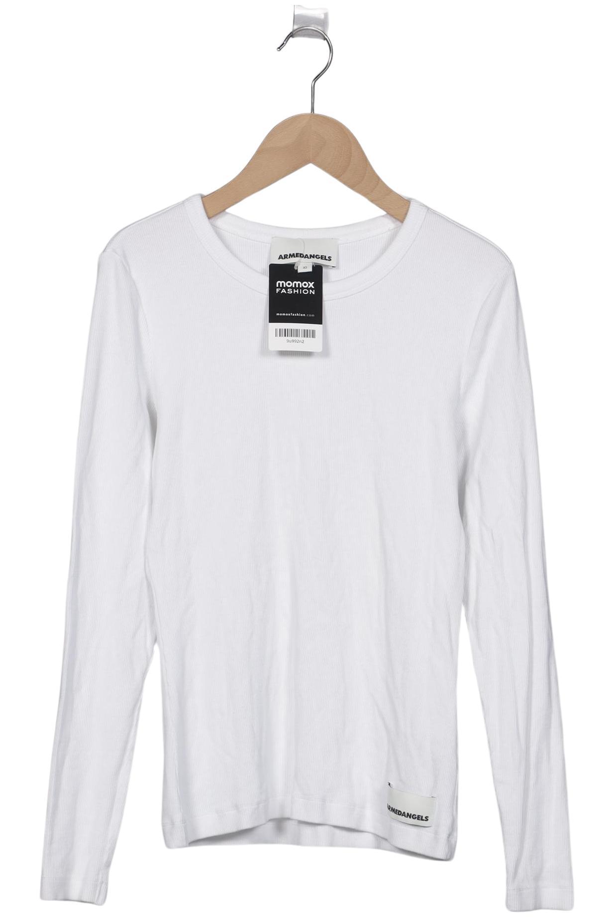 

Armedangels Damen Langarmshirt, weiß, Gr. 34