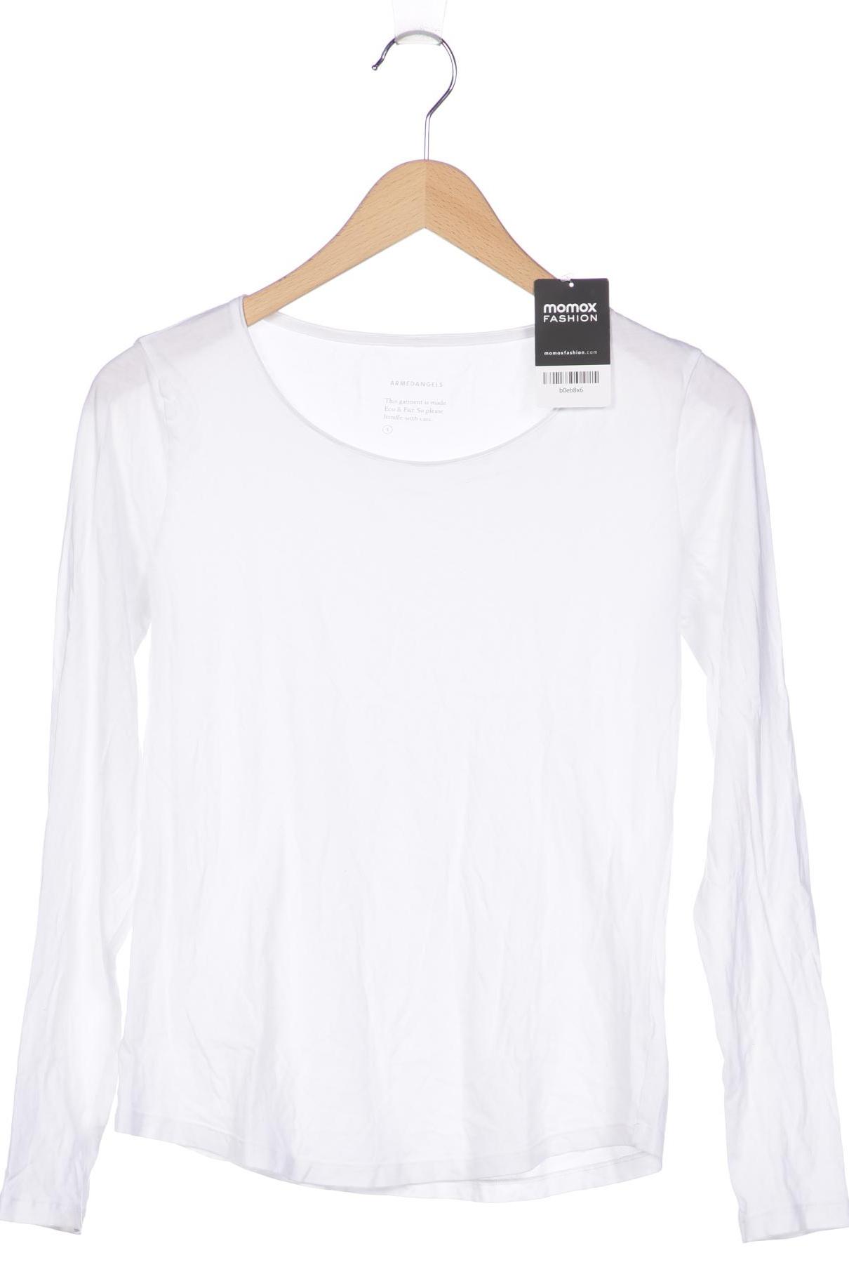 

Armedangels Damen Langarmshirt, weiß, Gr. 36