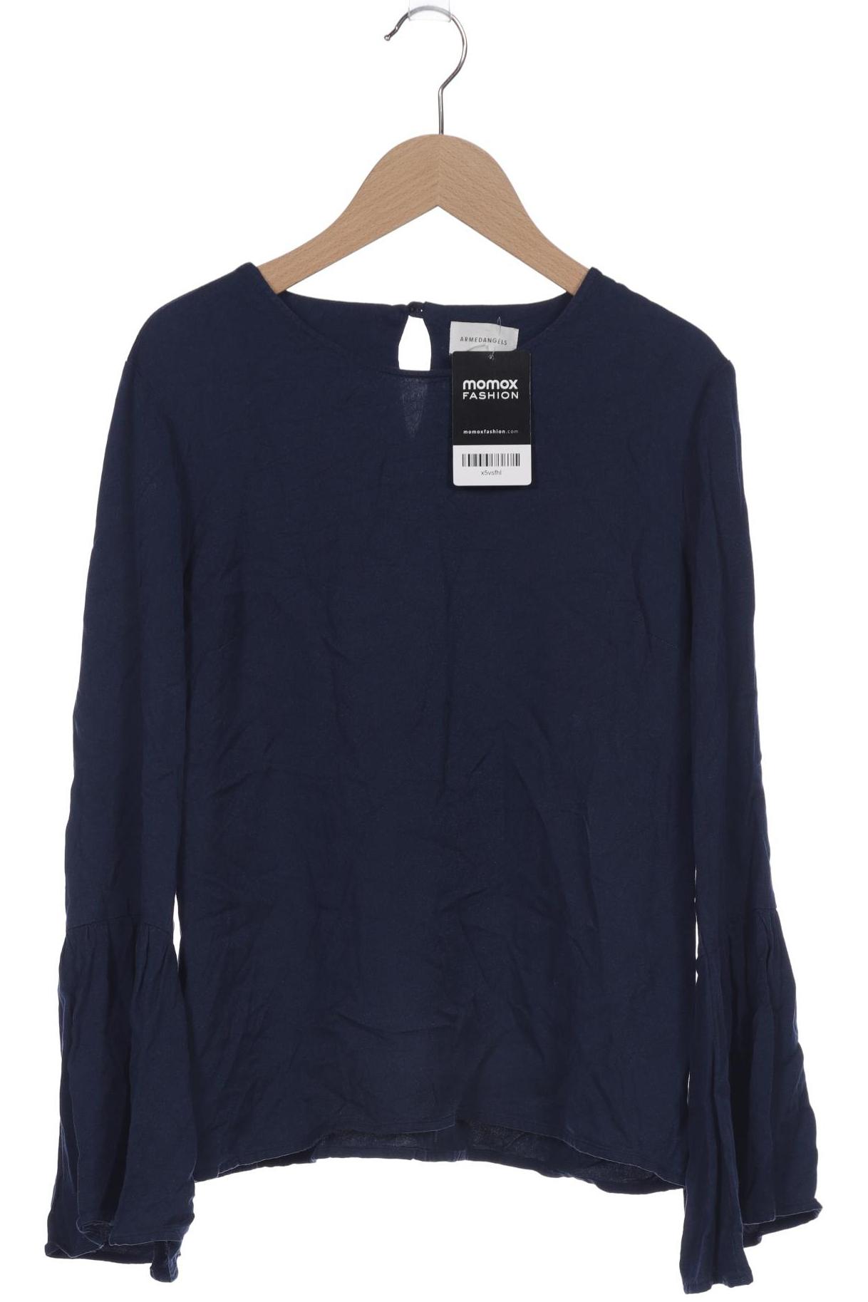 

Armedangels Damen Langarmshirt, marineblau, Gr. 36