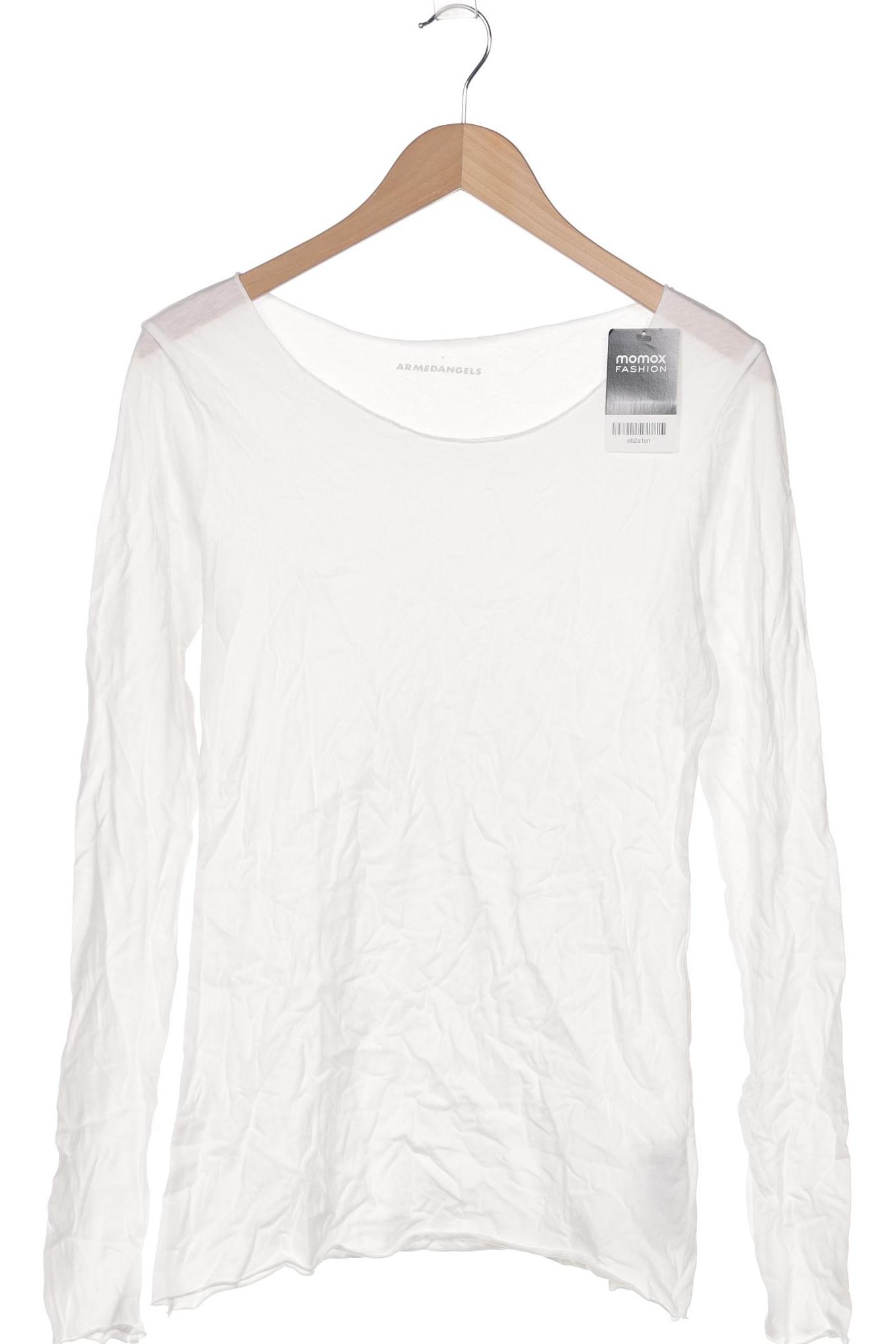 

Armedangels Damen Langarmshirt, weiß, Gr. 40