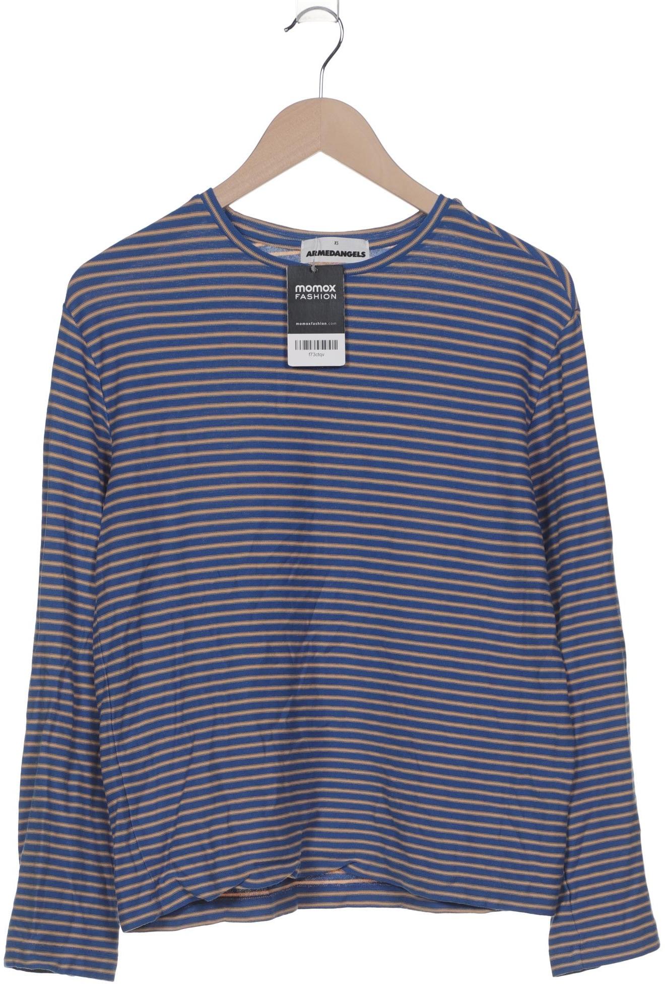 

Armedangels Damen Langarmshirt, blau, Gr. 34