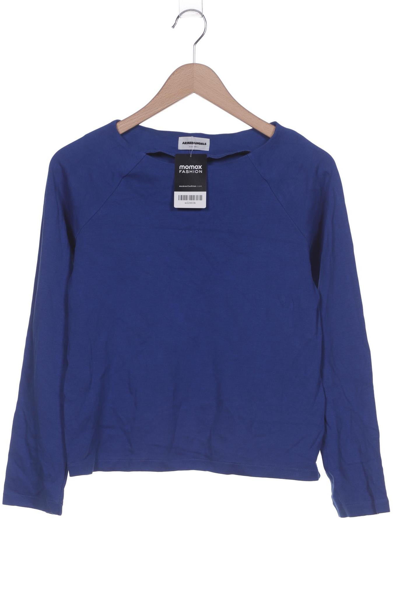 

Armedangels Damen Langarmshirt, blau, Gr. 36