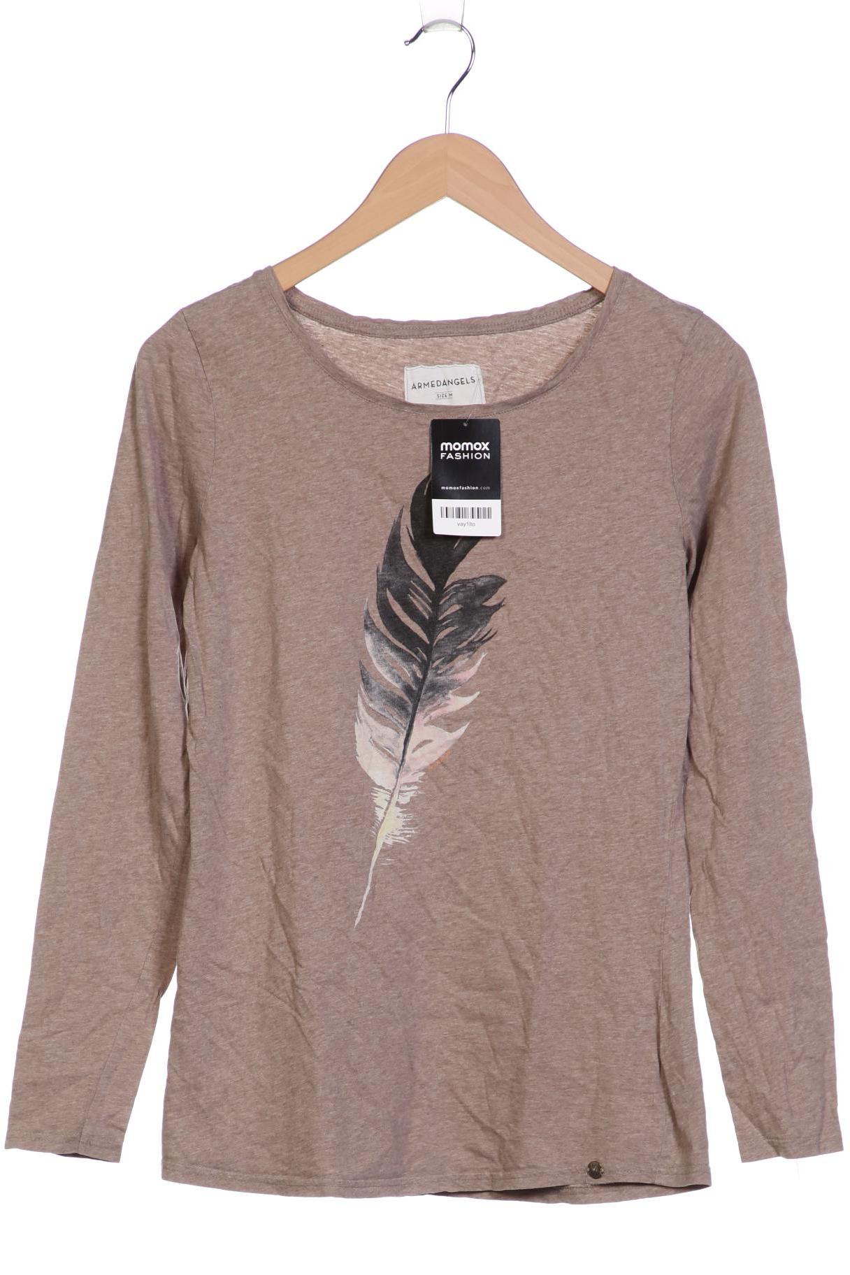 

Armedangels Damen Langarmshirt, beige, Gr. 38