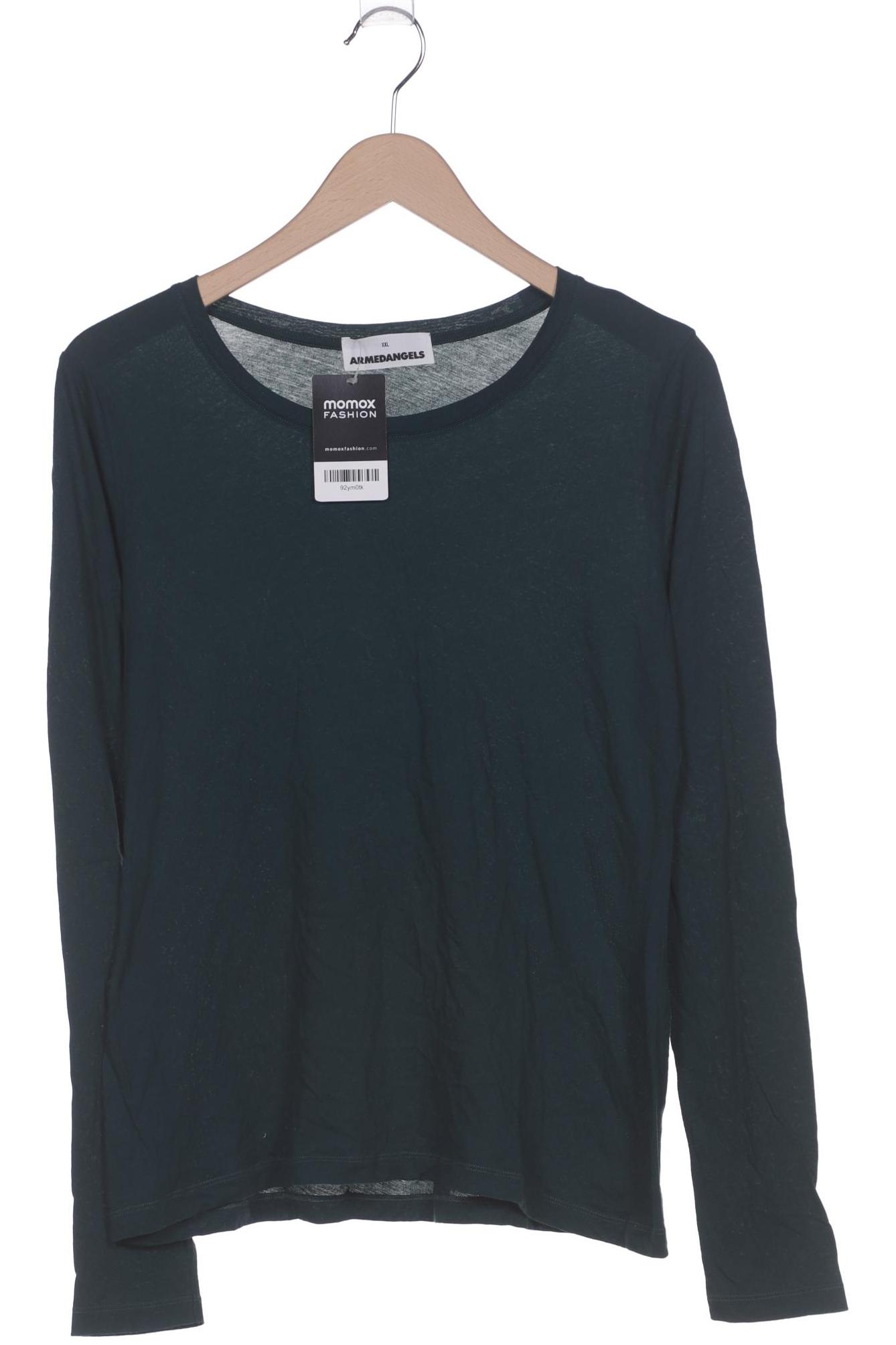 

Armedangels Damen Langarmshirt, türkis, Gr. 46