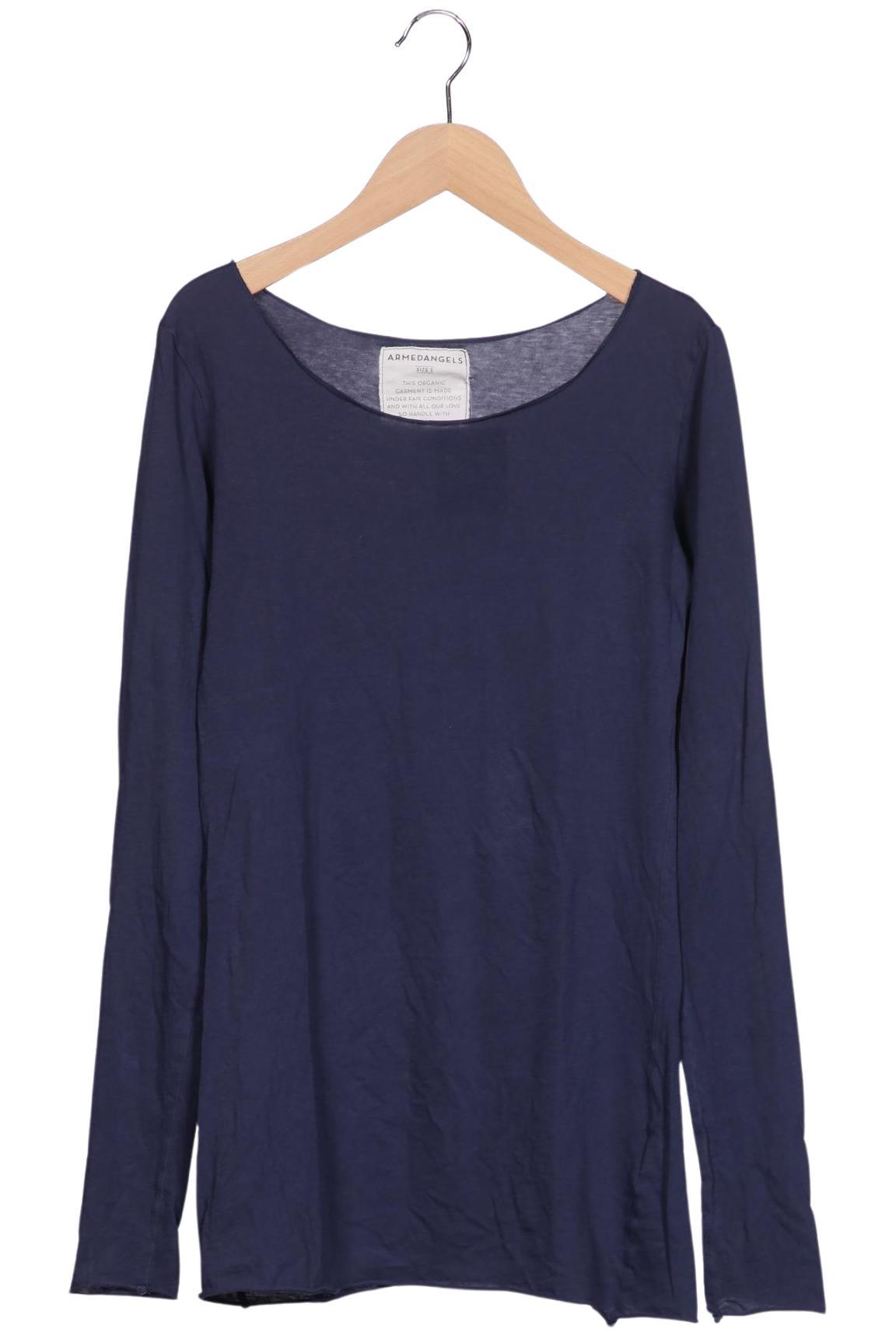 

Armedangels Damen Langarmshirt, marineblau, Gr. 36