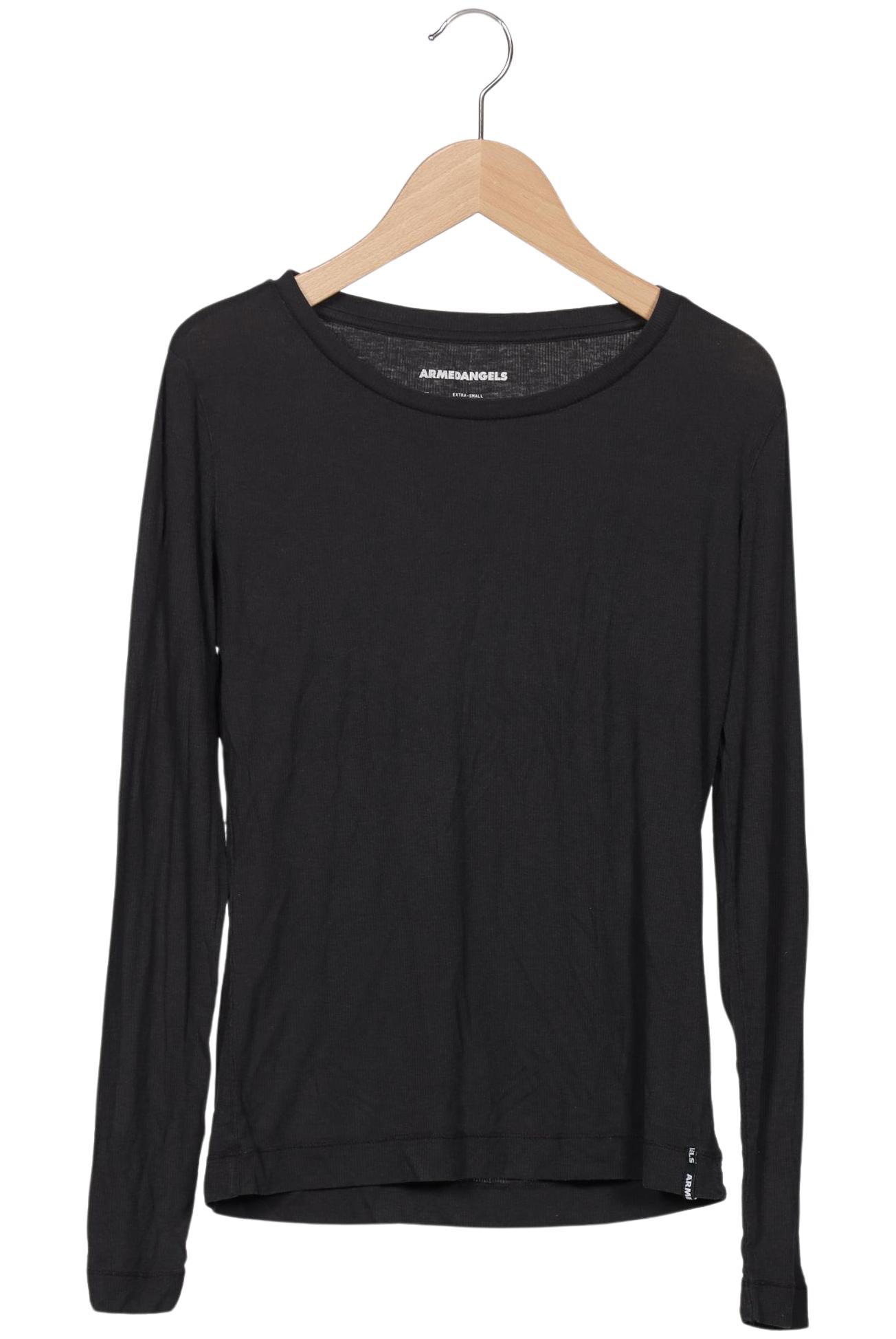 

Armedangels Damen Langarmshirt, schwarz, Gr. 34