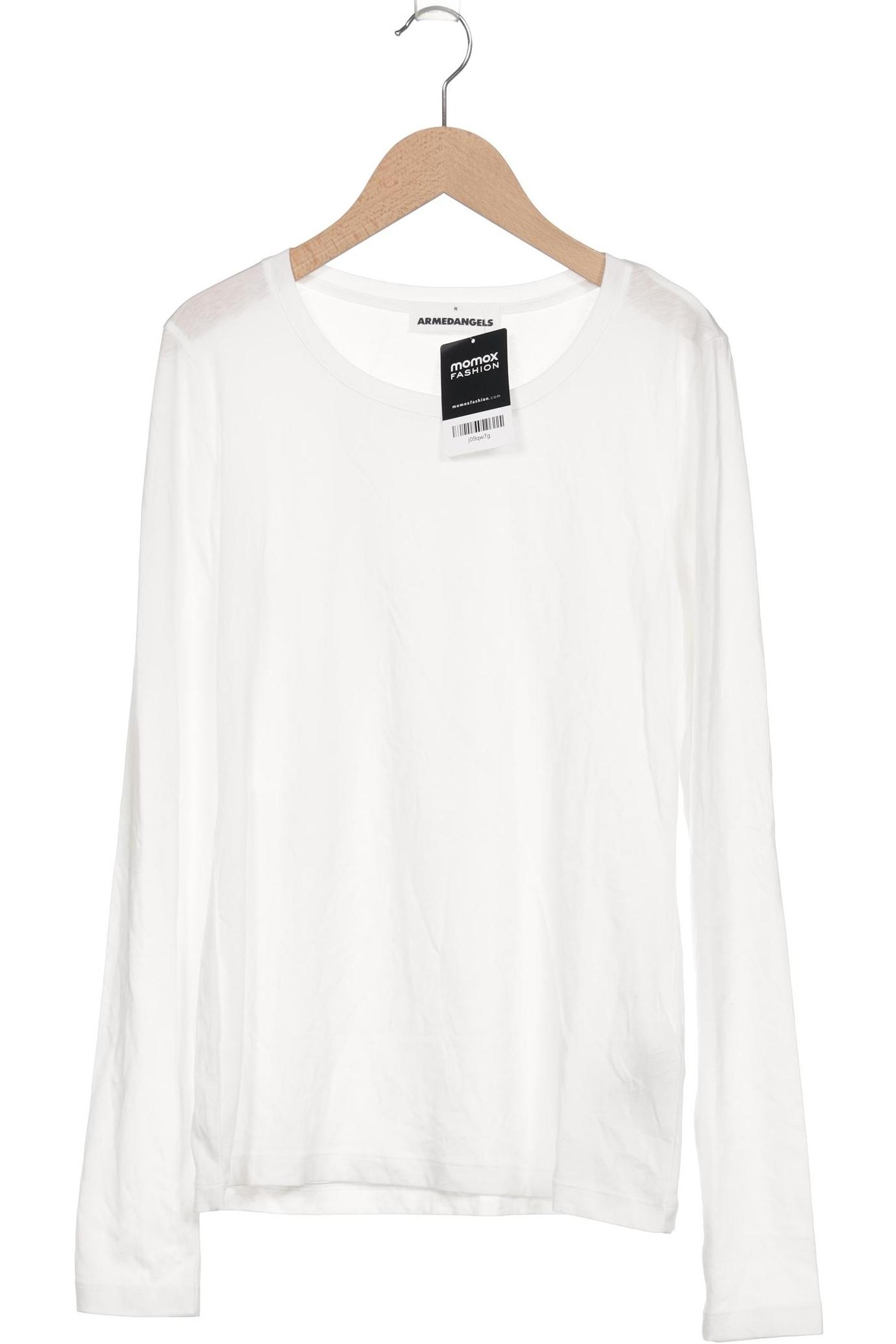 

Armedangels Damen Langarmshirt, weiß, Gr. 40