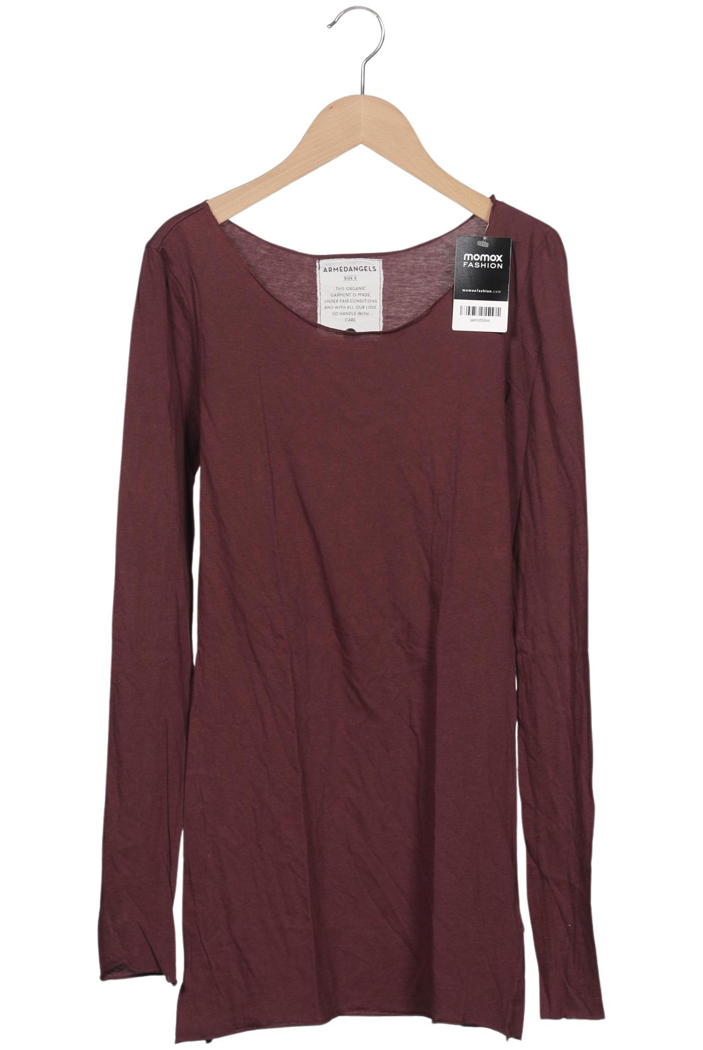 

Armedangels Damen Langarmshirt, bordeaux, Gr. 36