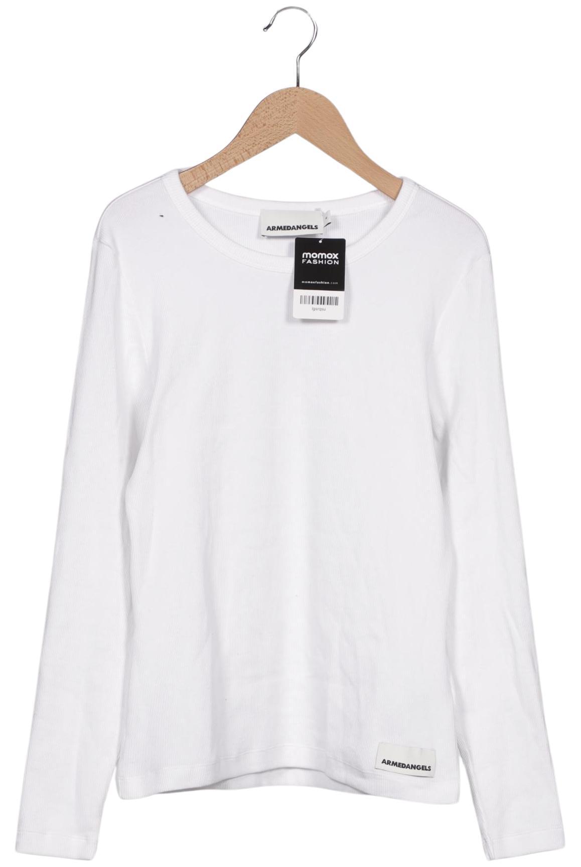 

Armedangels Damen Langarmshirt, weiß, Gr. 40