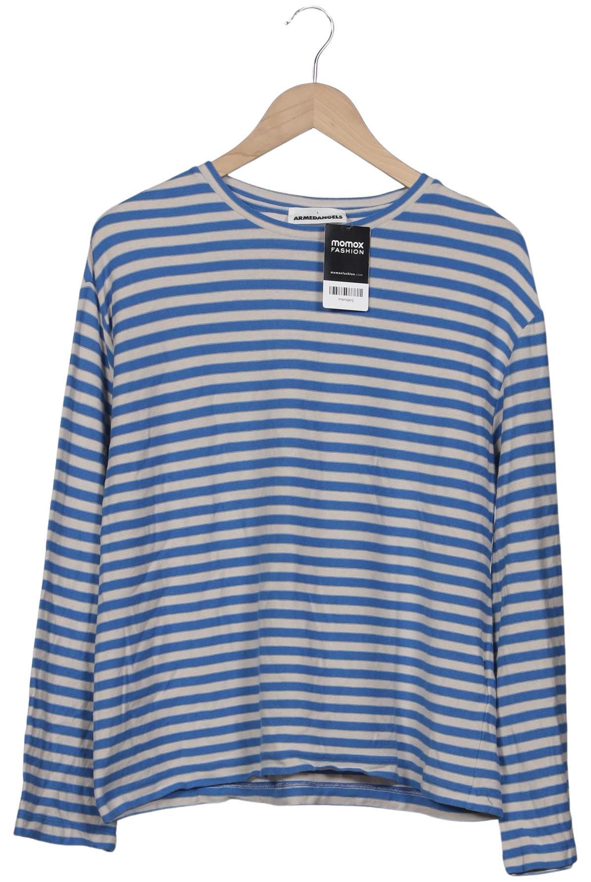 

Armedangels Damen Langarmshirt, blau, Gr. 42