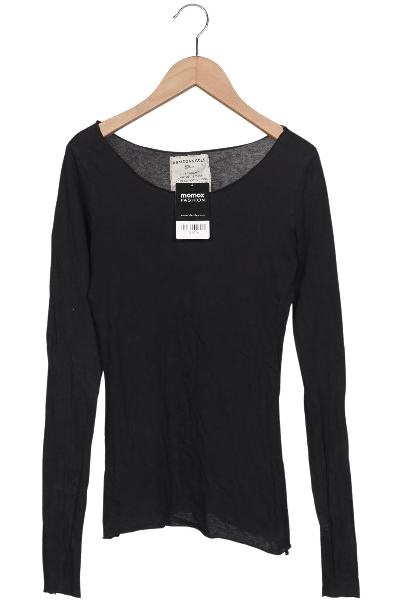 

Armedangels Damen Langarmshirt, schwarz, Gr. 34