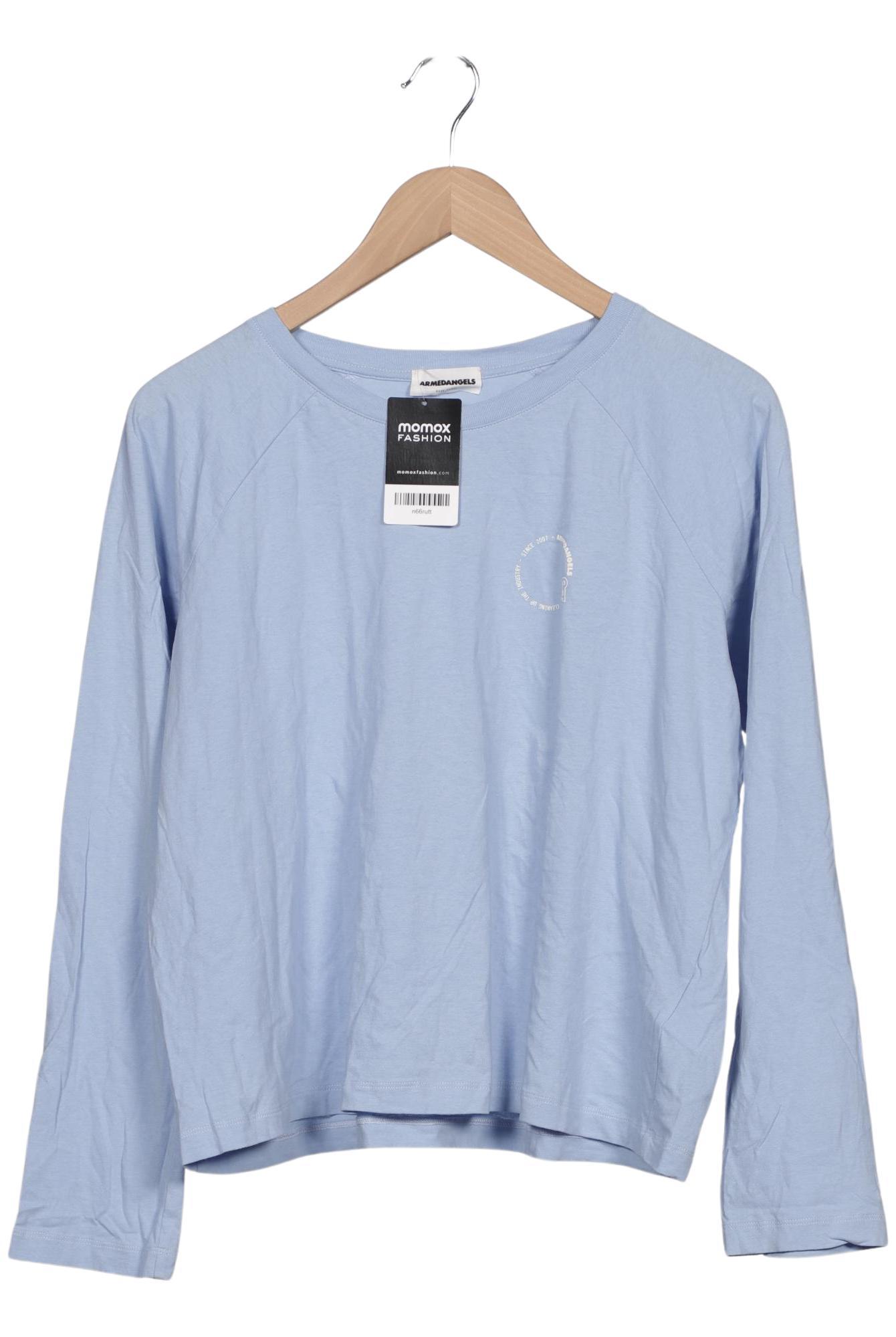 

Armedangels Damen Langarmshirt, blau, Gr. 42