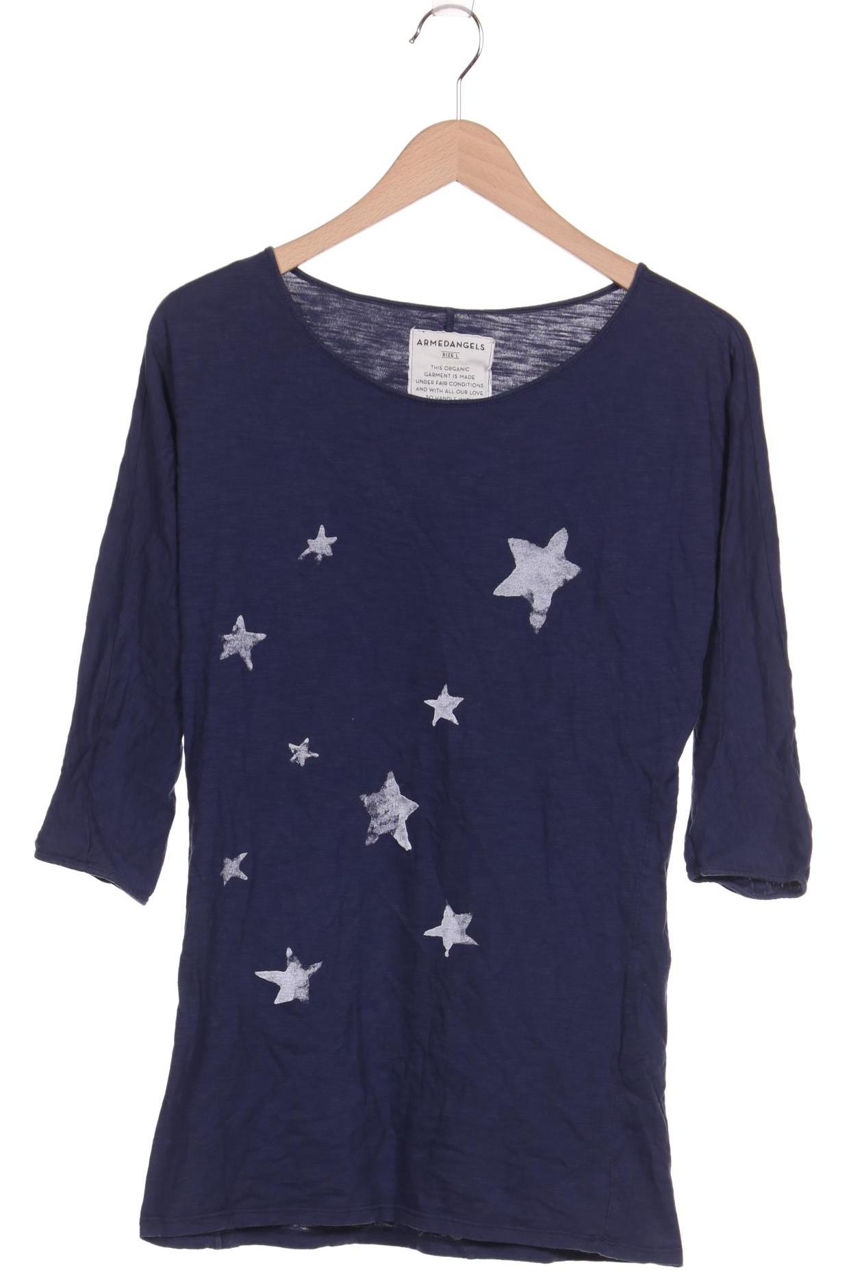 

Armedangels Damen Langarmshirt, marineblau, Gr. 42