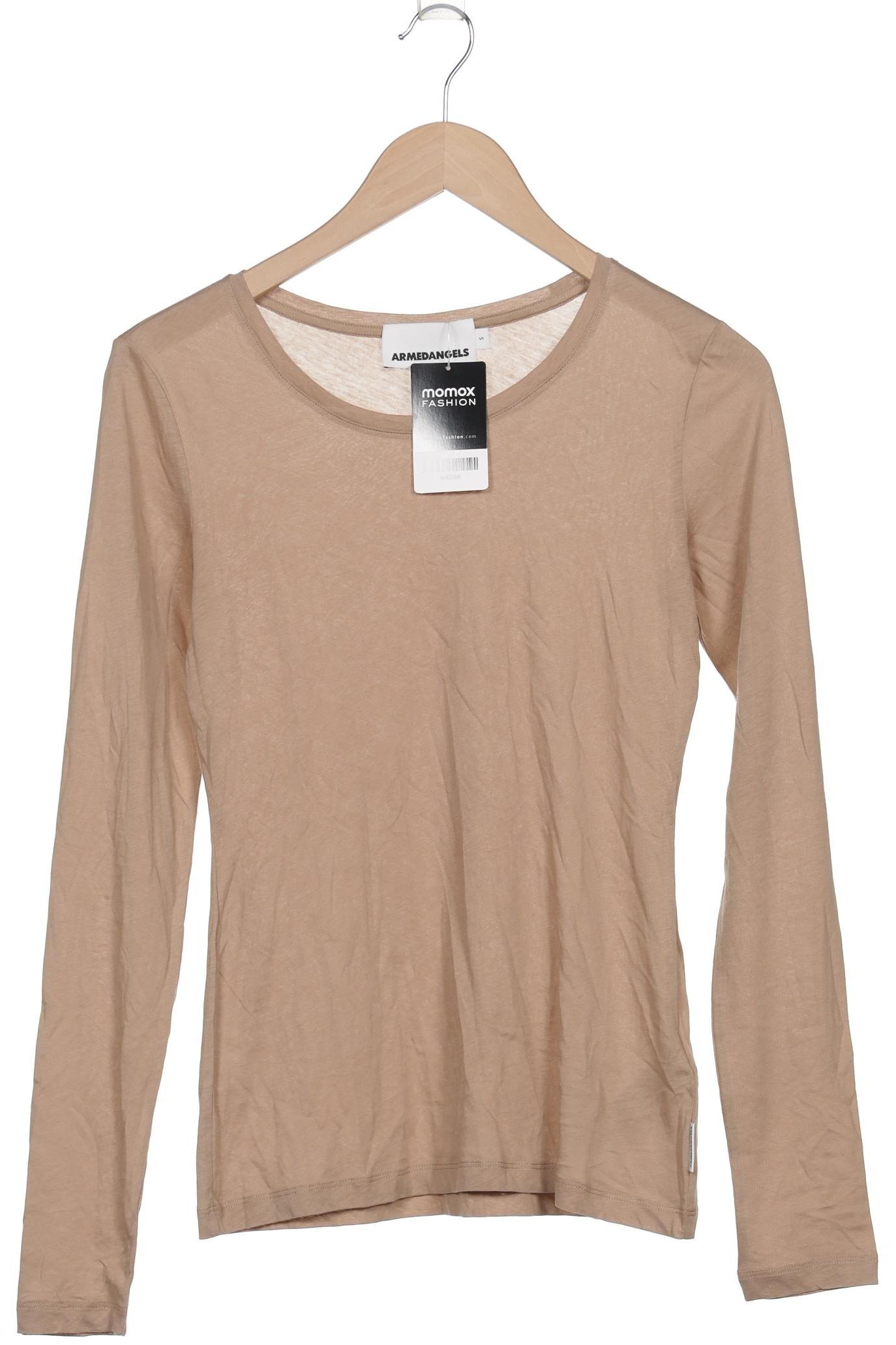 

Armedangels Damen Langarmshirt, beige, Gr. 46