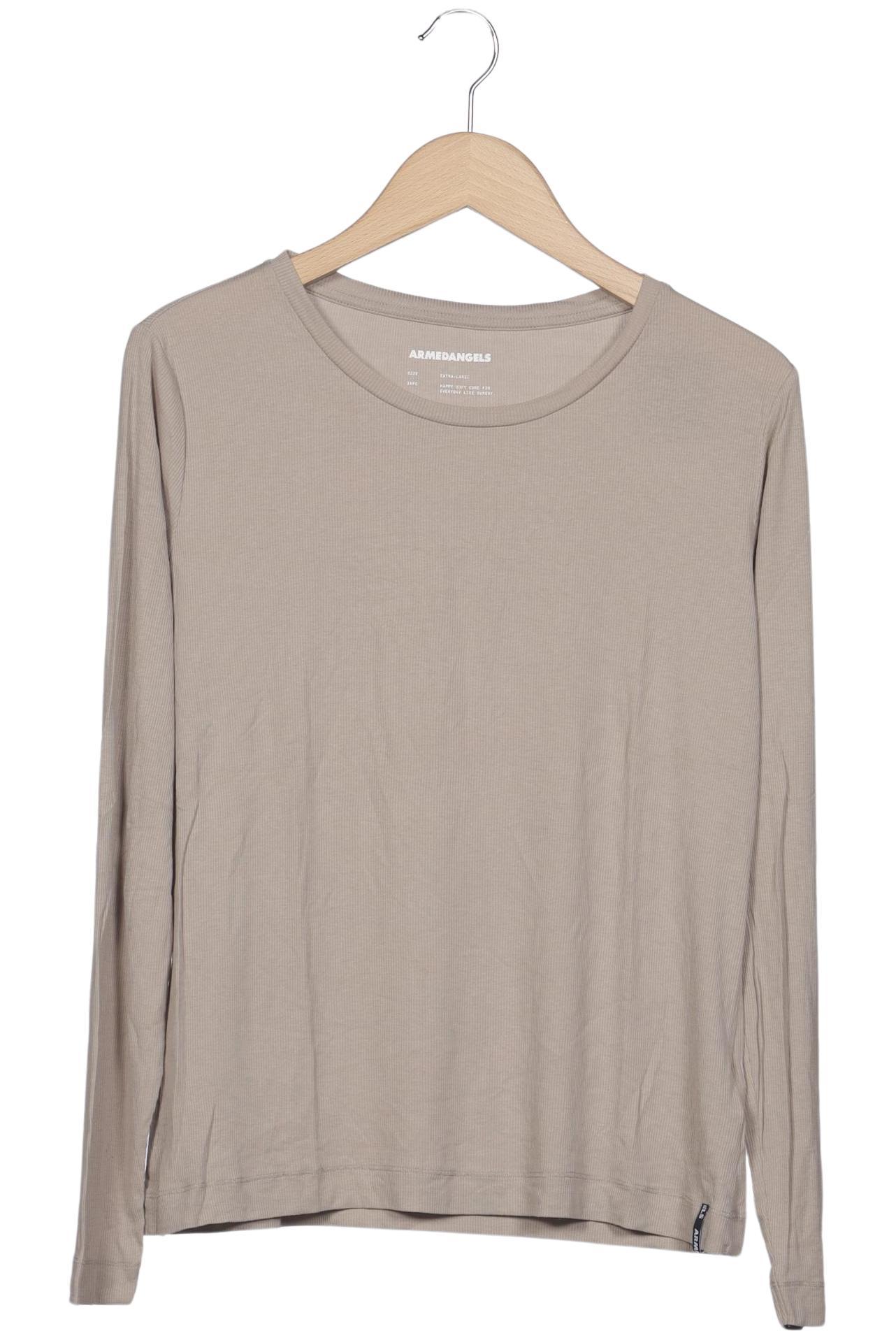 

Armedangels Damen Langarmshirt, beige, Gr. 44