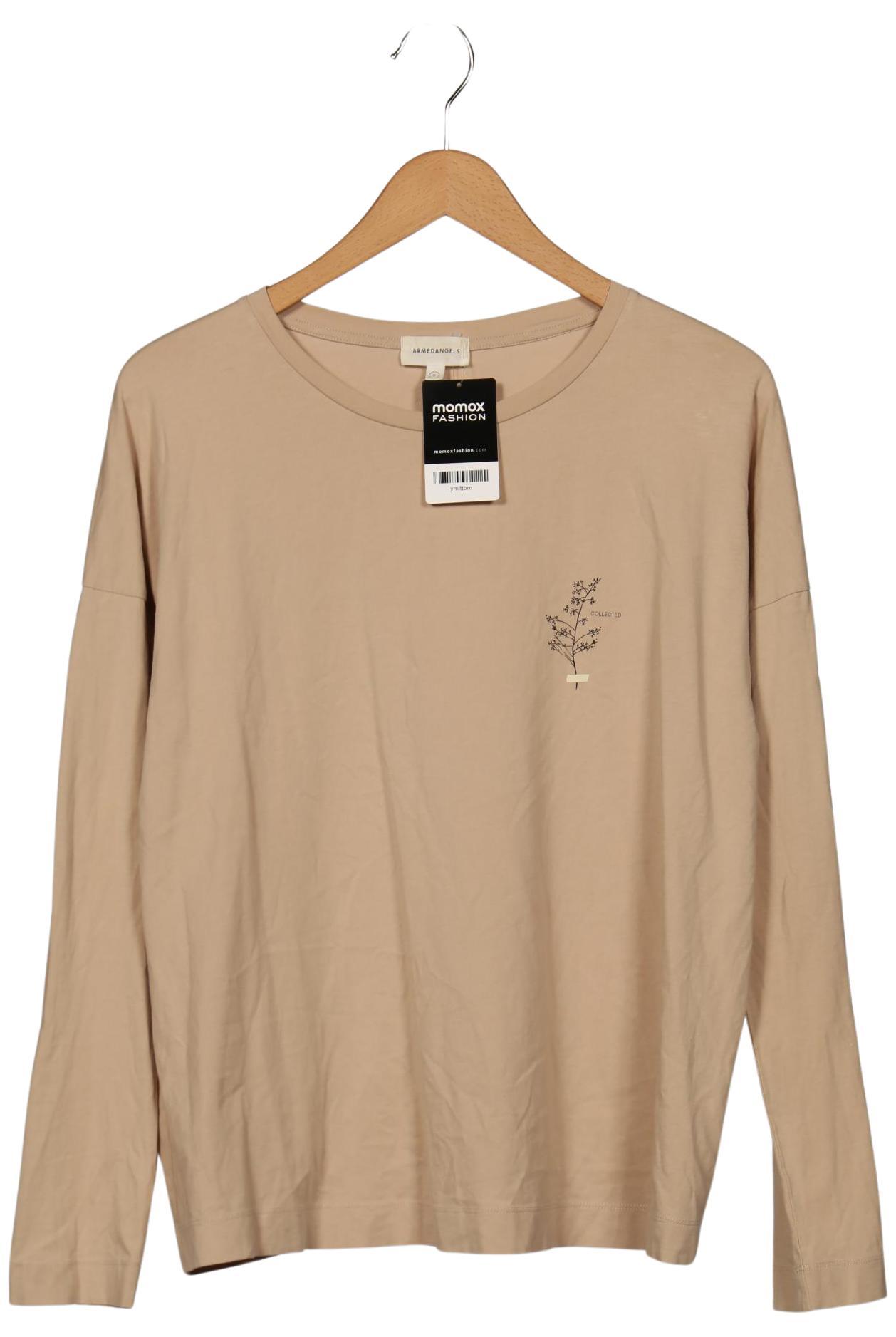 

Armedangels Damen Langarmshirt, beige, Gr. 36