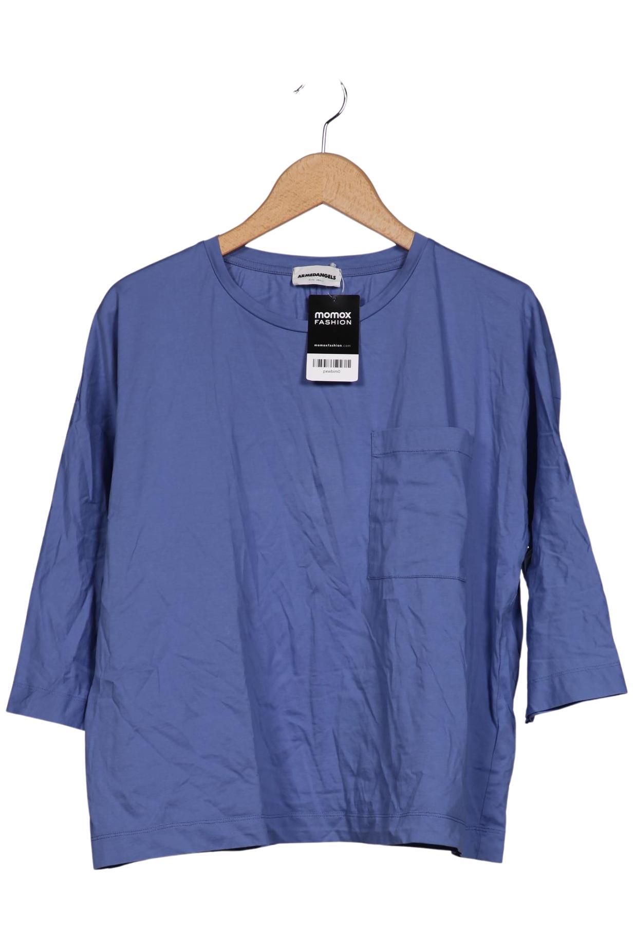 

Armedangels Damen Langarmshirt, blau, Gr. 36