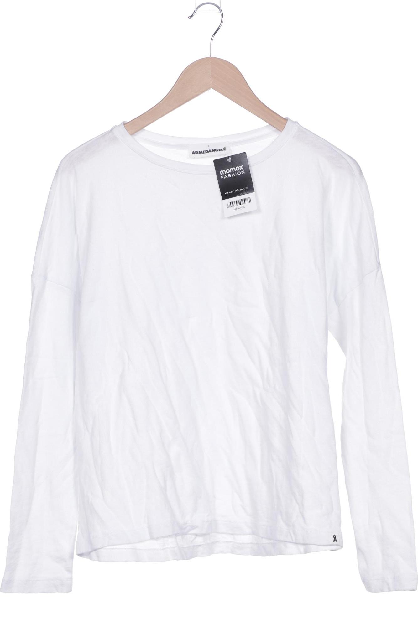 

Armedangels Damen Langarmshirt, weiß, Gr. 36