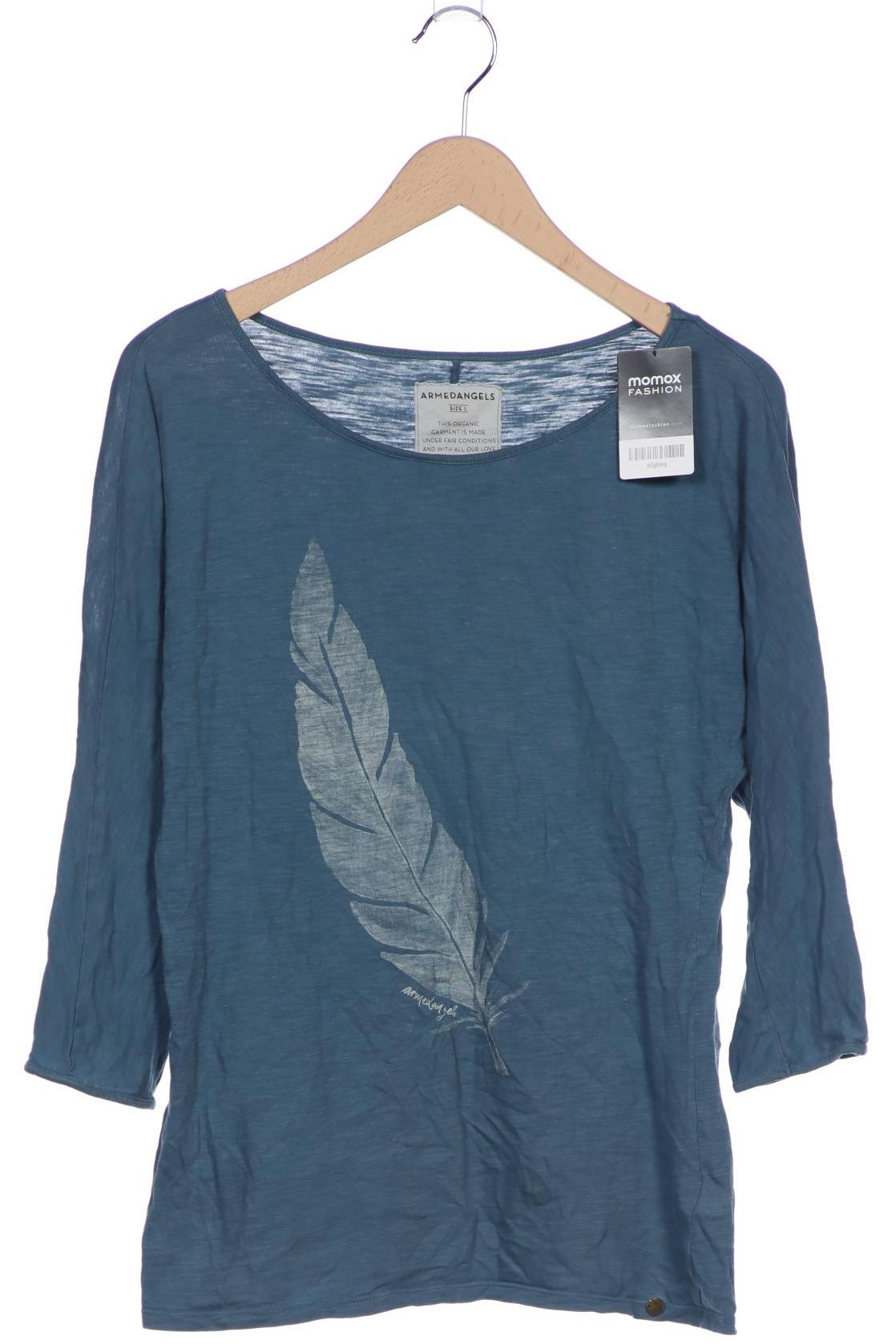 

Armedangels Damen Langarmshirt, blau, Gr. 42