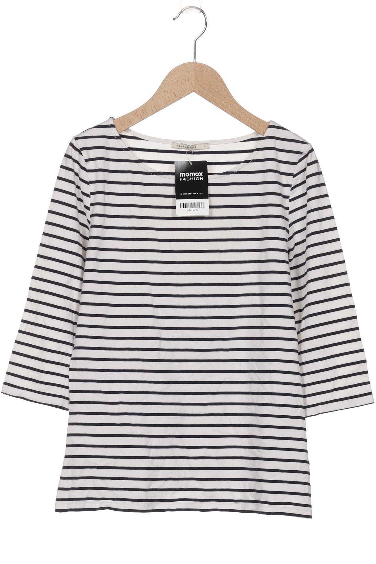

Armedangels Damen Langarmshirt, weiß, Gr. 42