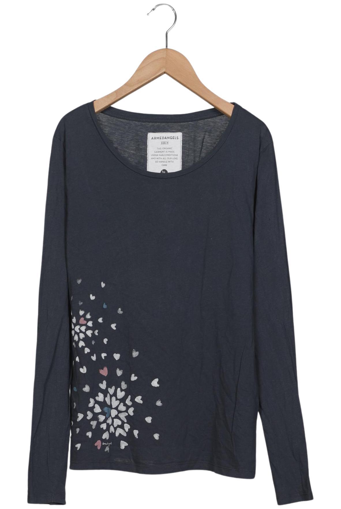 

Armedangels Damen Langarmshirt, marineblau, Gr. 38