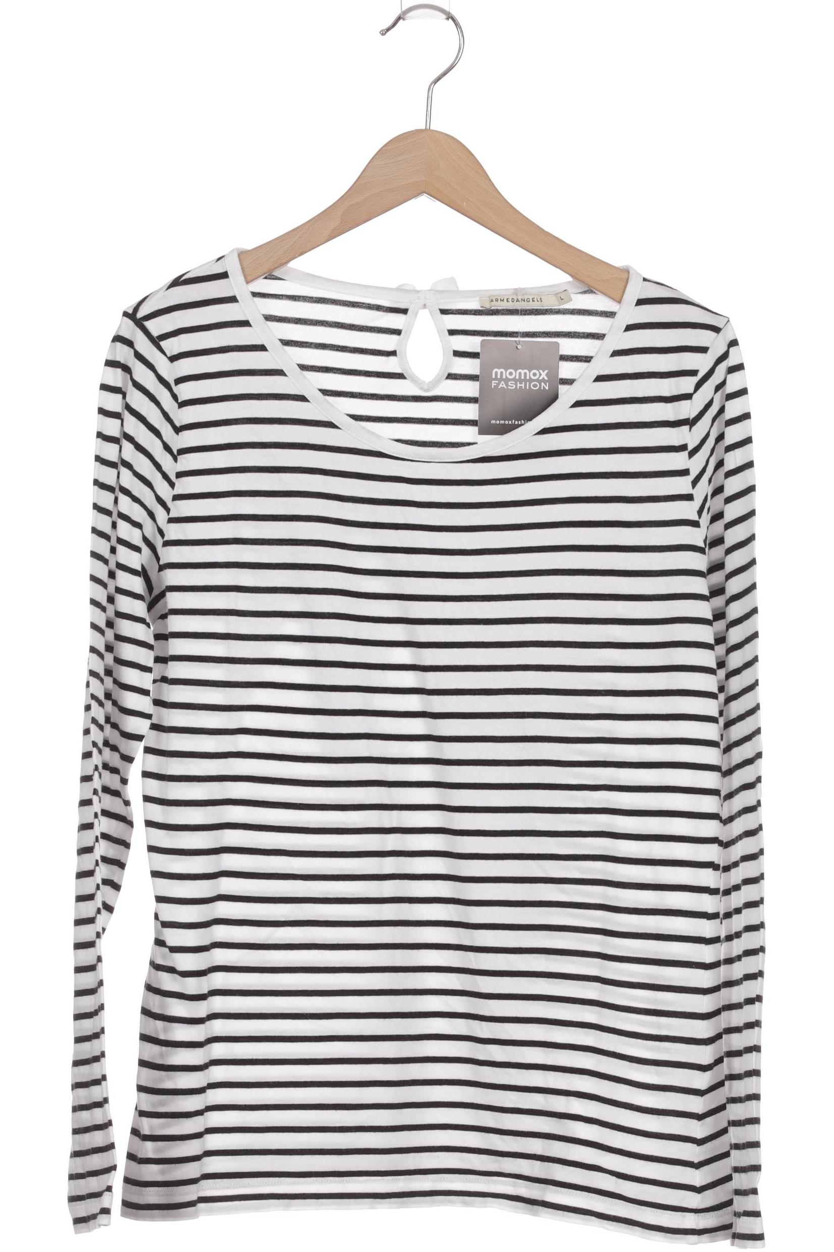 

Armedangels Damen Langarmshirt, weiß, Gr. 42