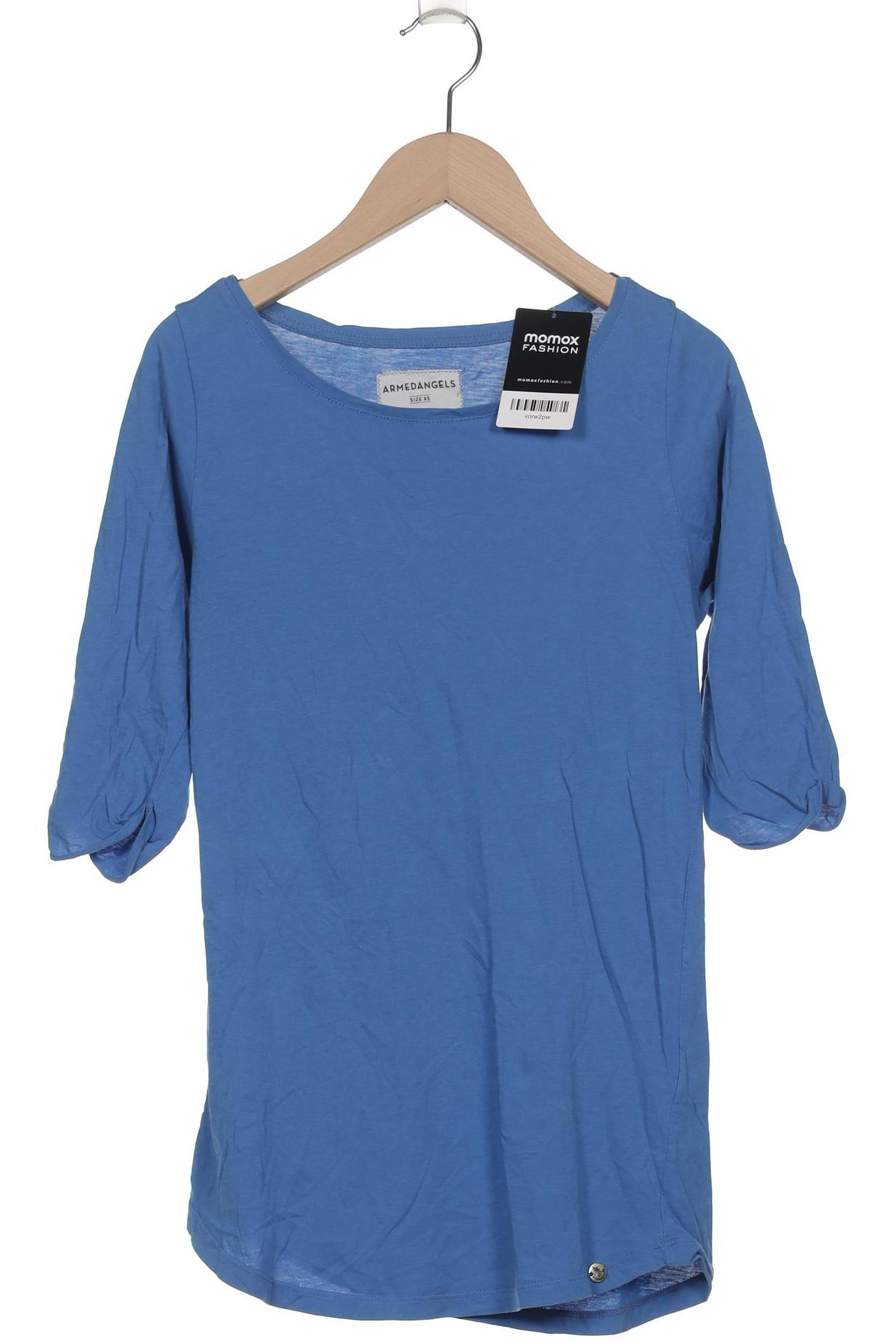

Armedangels Damen Langarmshirt, blau, Gr. 34
