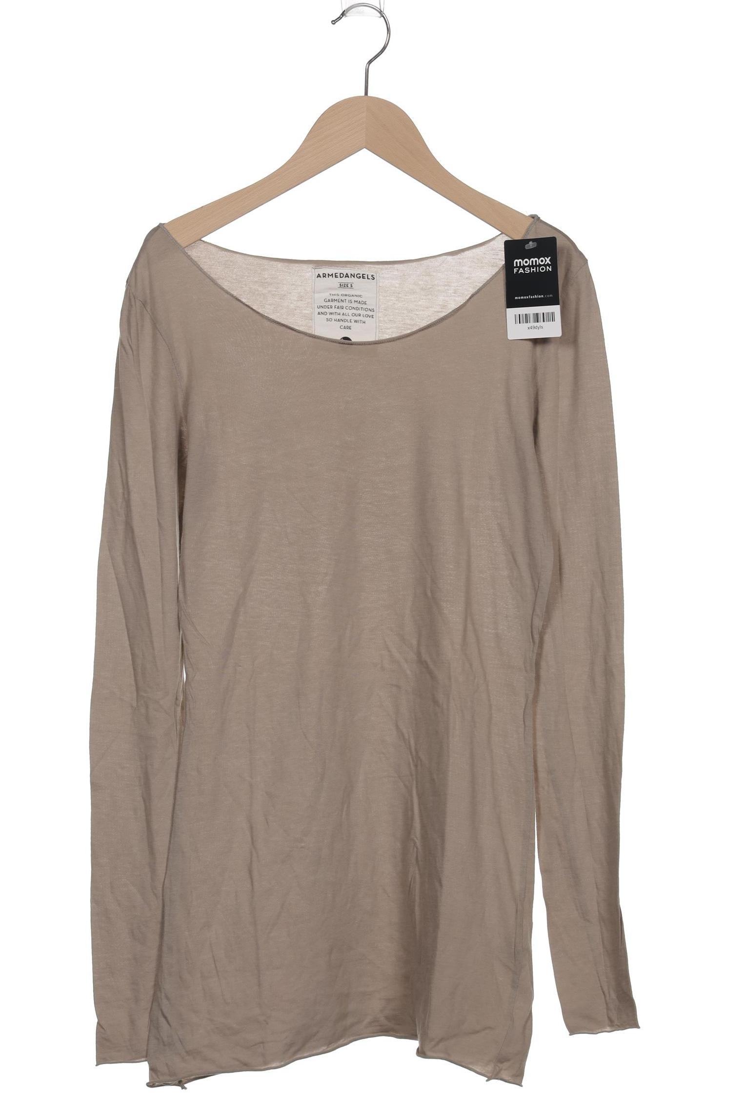 

Armedangels Damen Langarmshirt, beige, Gr. 36