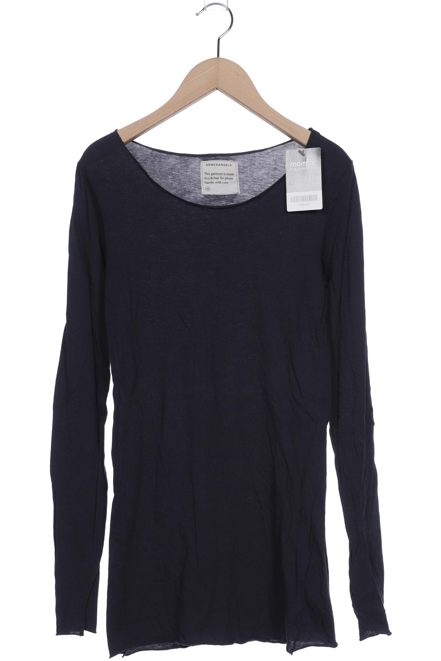 

Armedangels Damen Langarmshirt, marineblau, Gr. 34