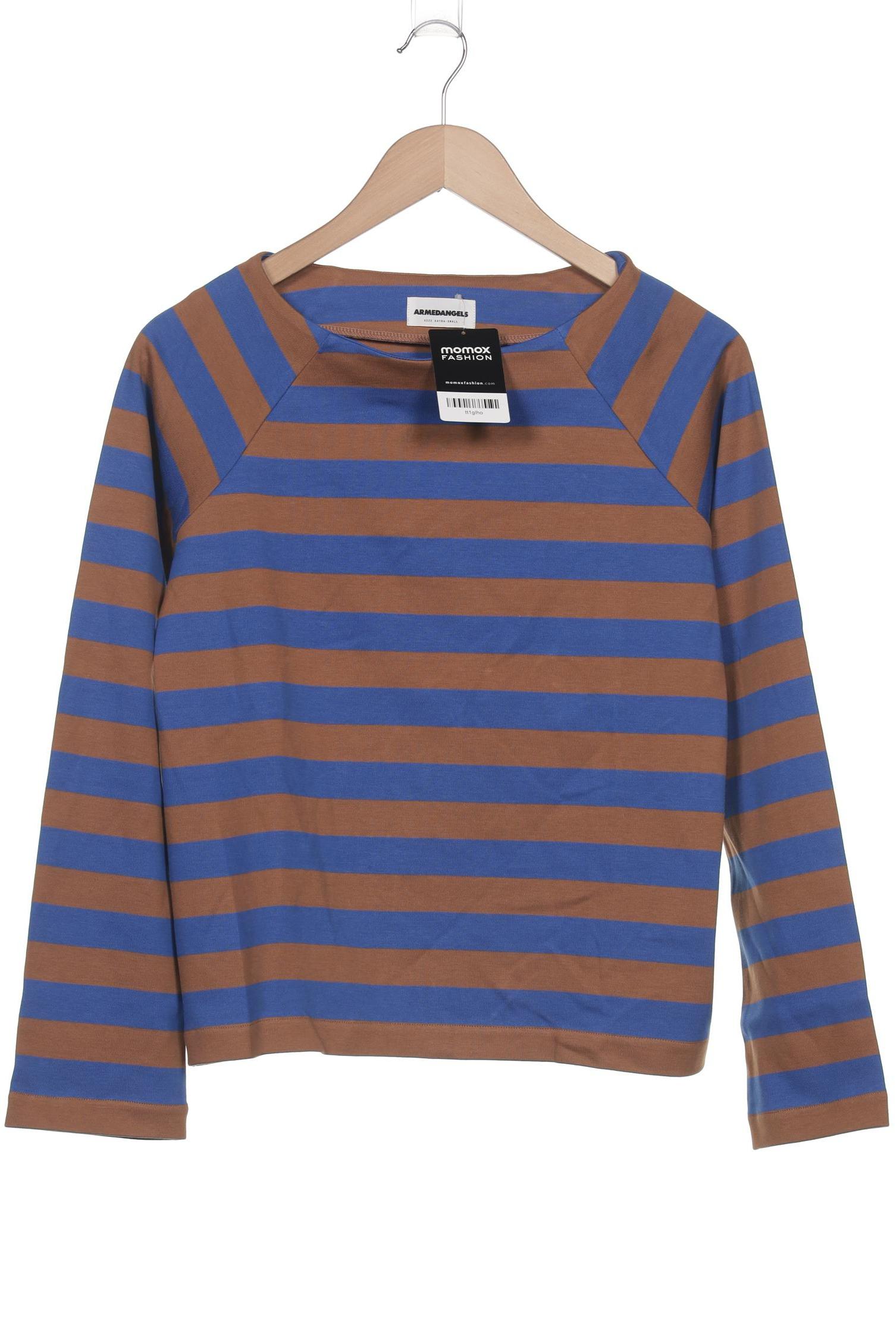 

Armedangels Damen Langarmshirt, blau, Gr. 34