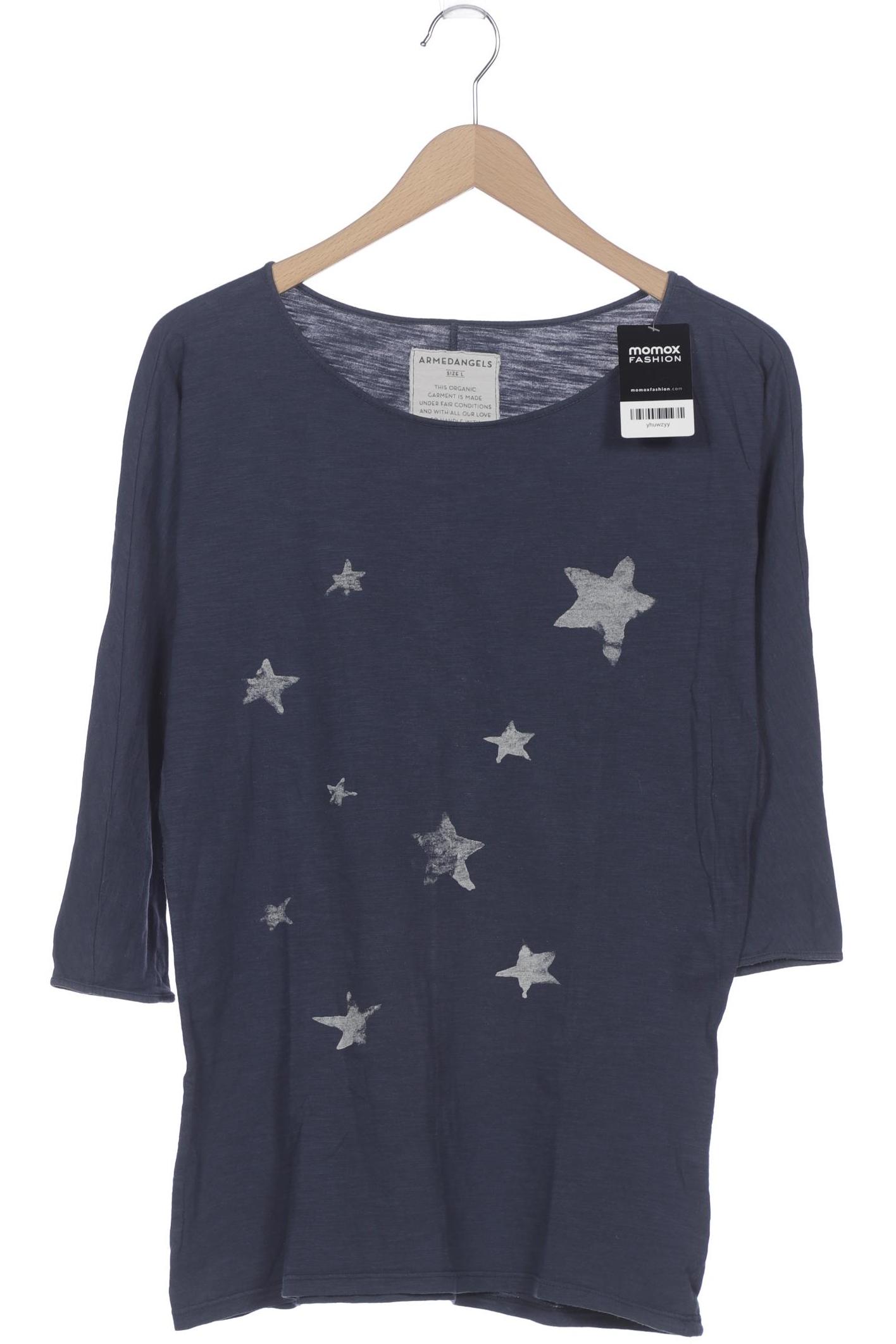 

Armedangels Damen Langarmshirt, marineblau, Gr. 42