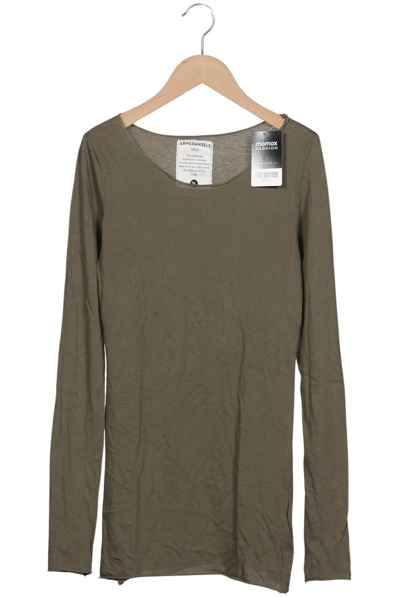 

Armedangels Damen Langarmshirt, grün, Gr. 36
