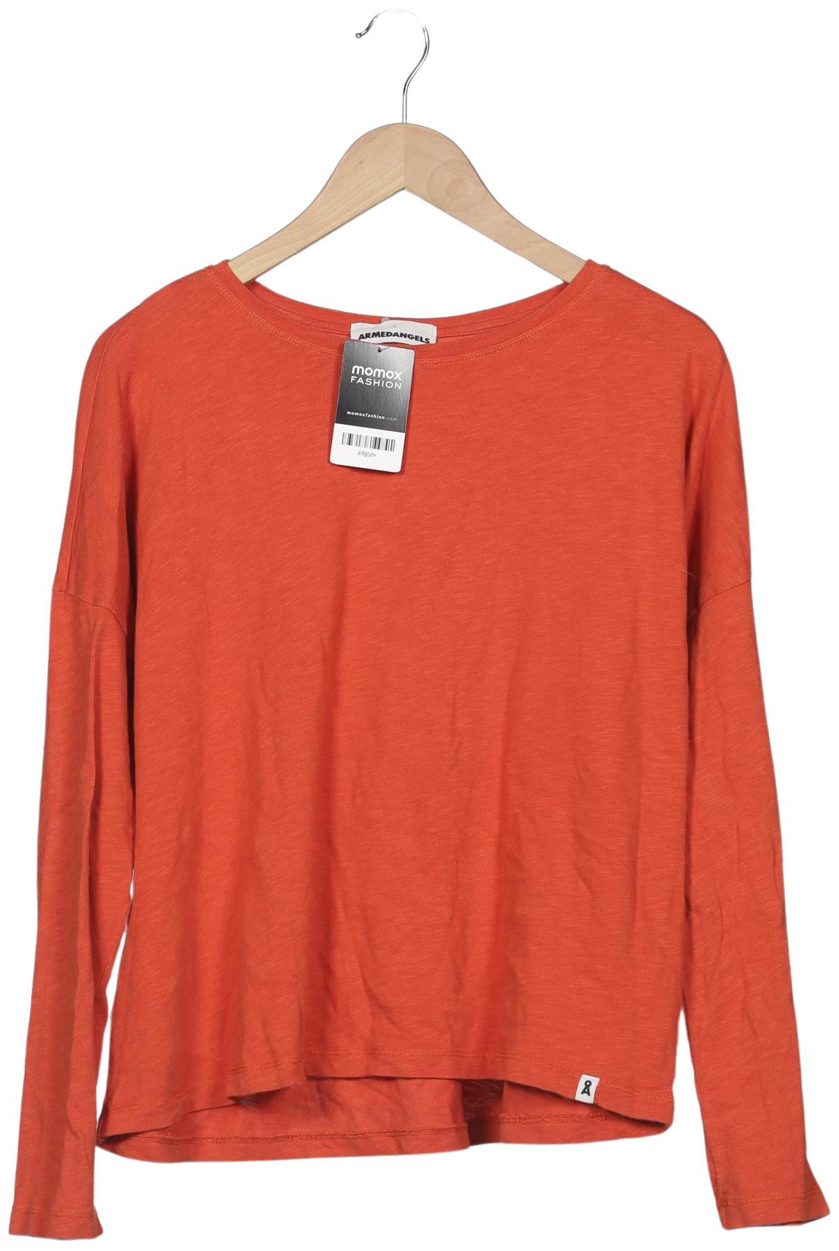 

Armedangels Damen Langarmshirt, orange, Gr. 36
